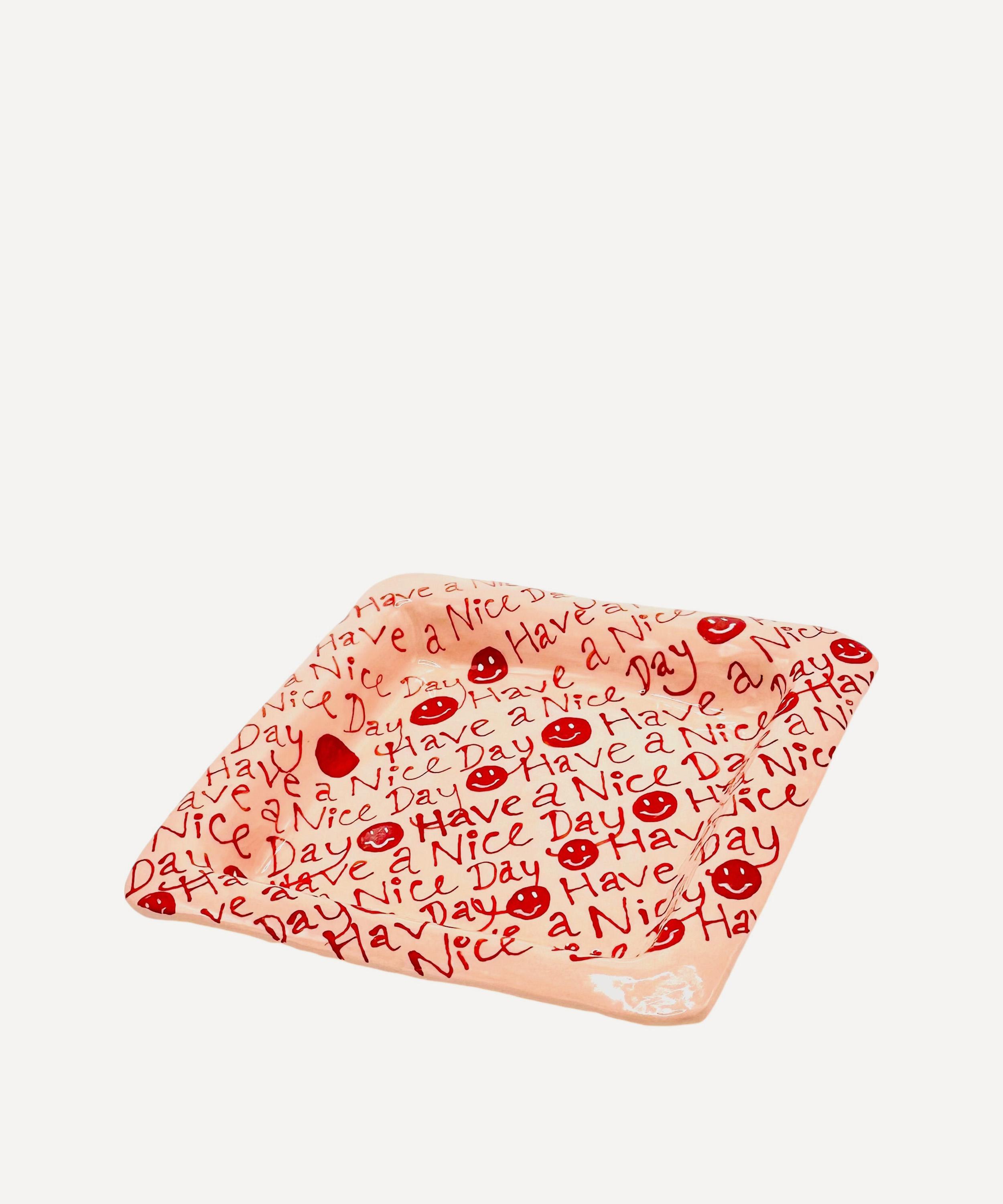 L&Clay Ceramics - Have a Nice Day Trinket Tray