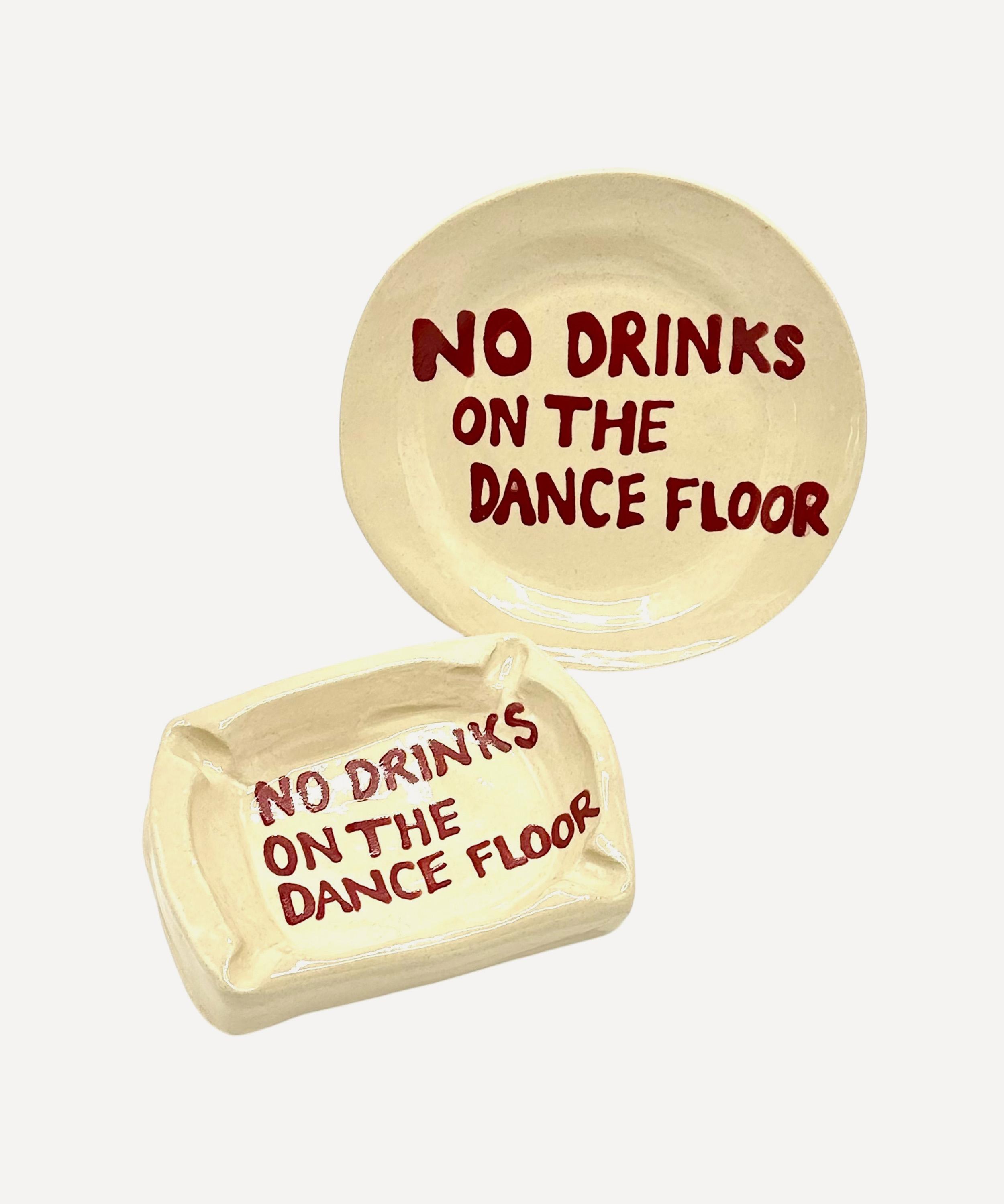 L&Clay Ceramics - No Drinks On The Dance Floor Ashtray image number 1