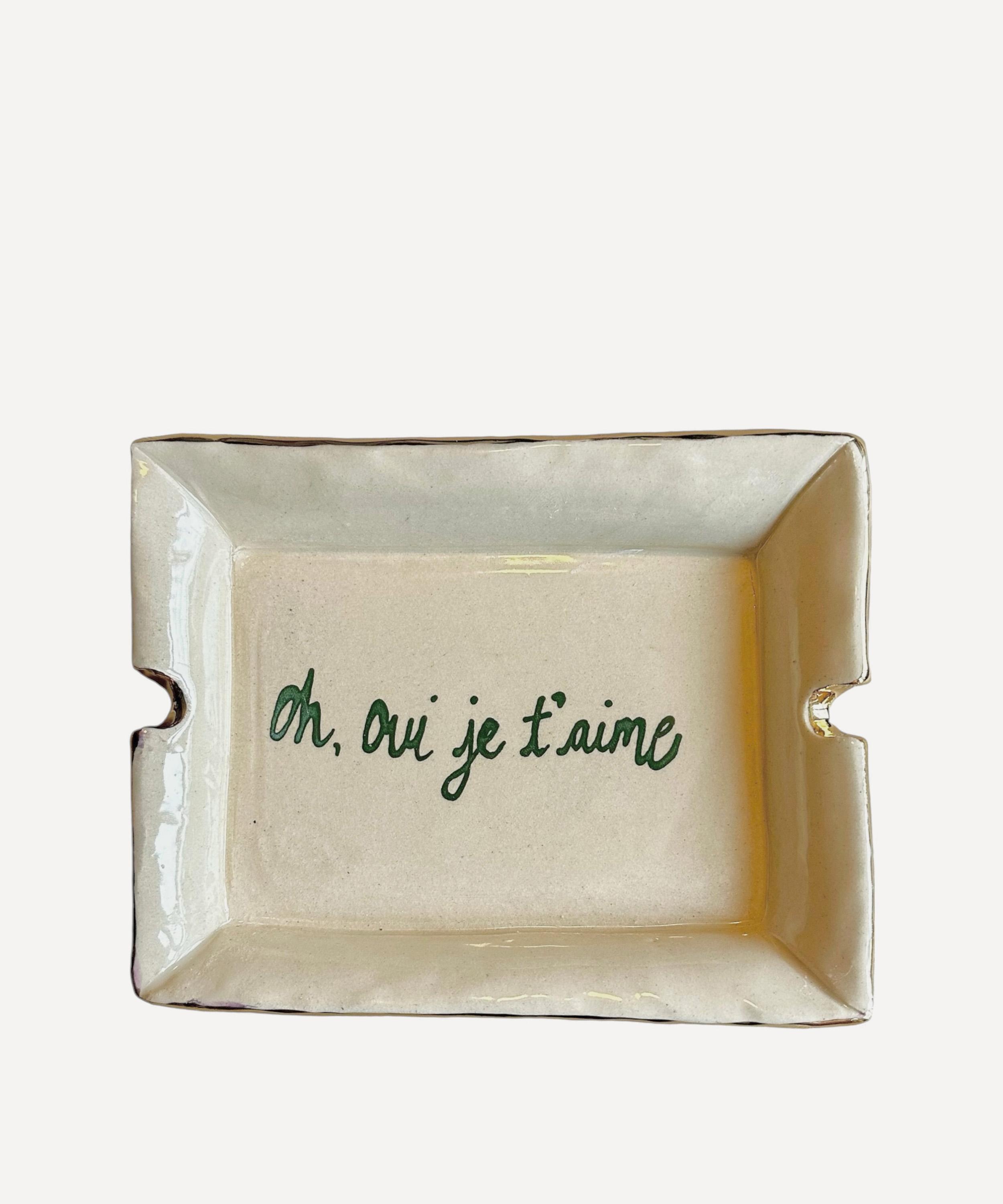 L&Clay Ceramics - Oui Je T&rsquo;aime Ashtray