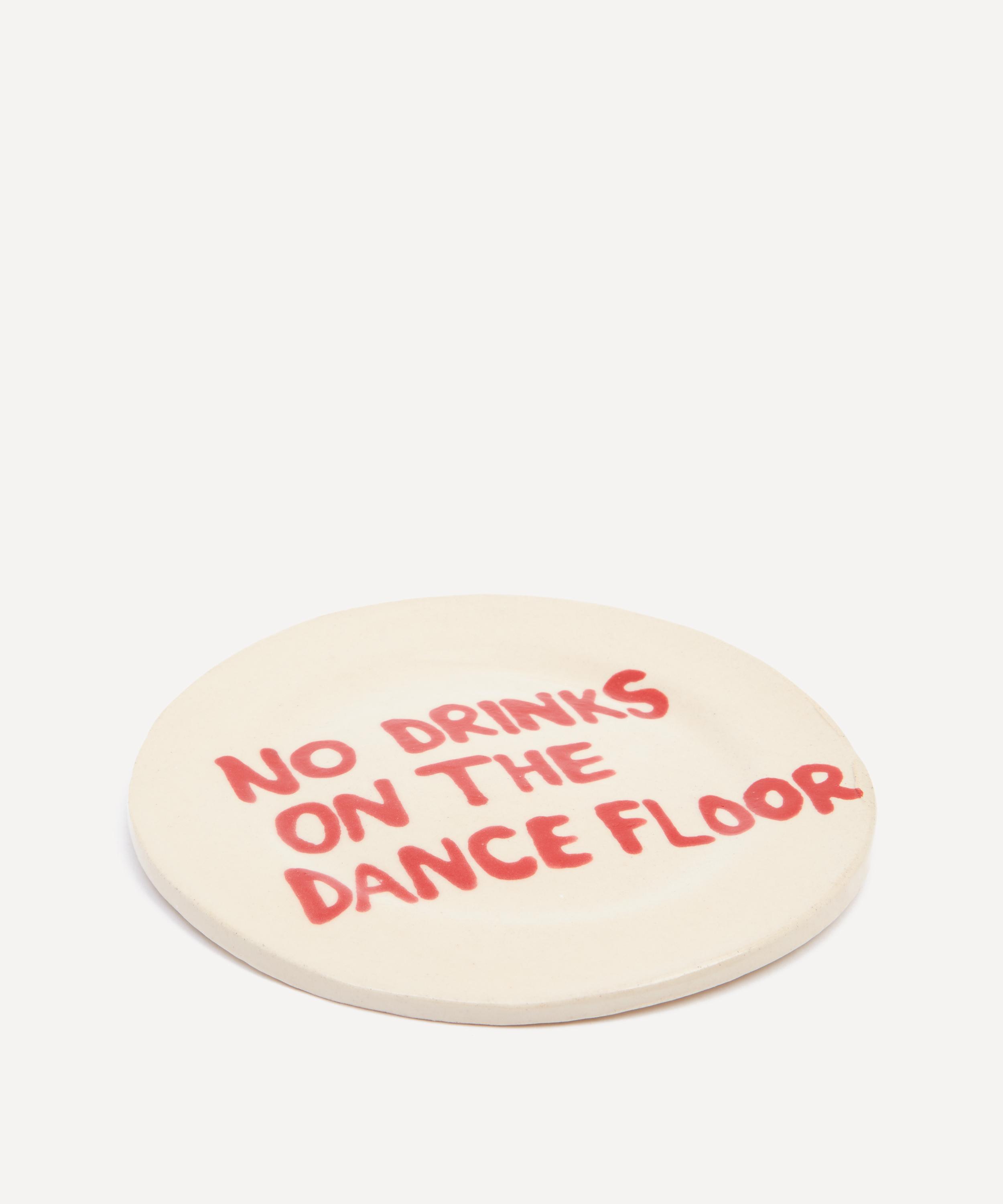 L&Clay Ceramics - No Drinks on the Dance Floor Small Plate image number 1