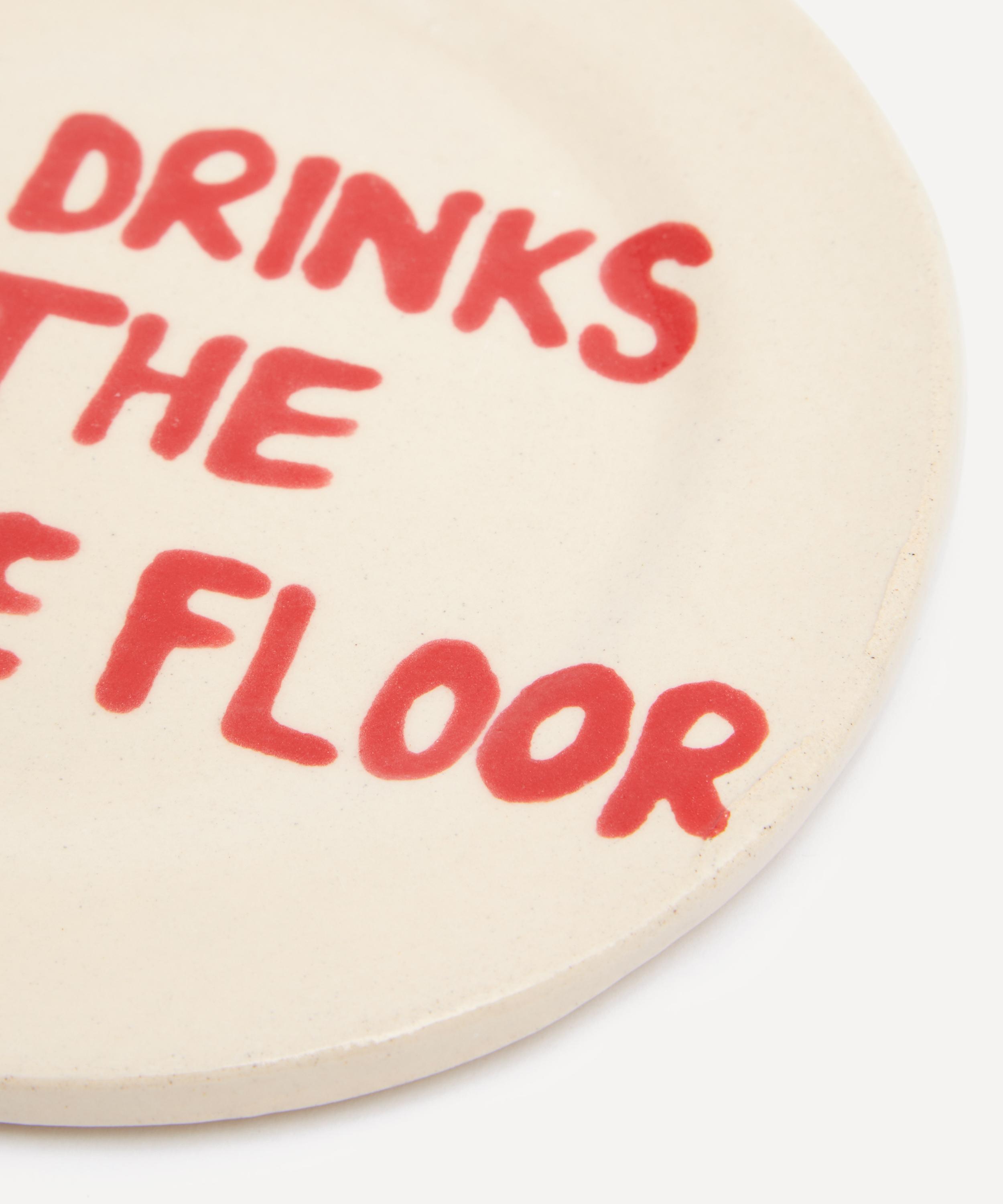 L&Clay Ceramics - No Drinks on the Dance Floor Small Plate image number 3
