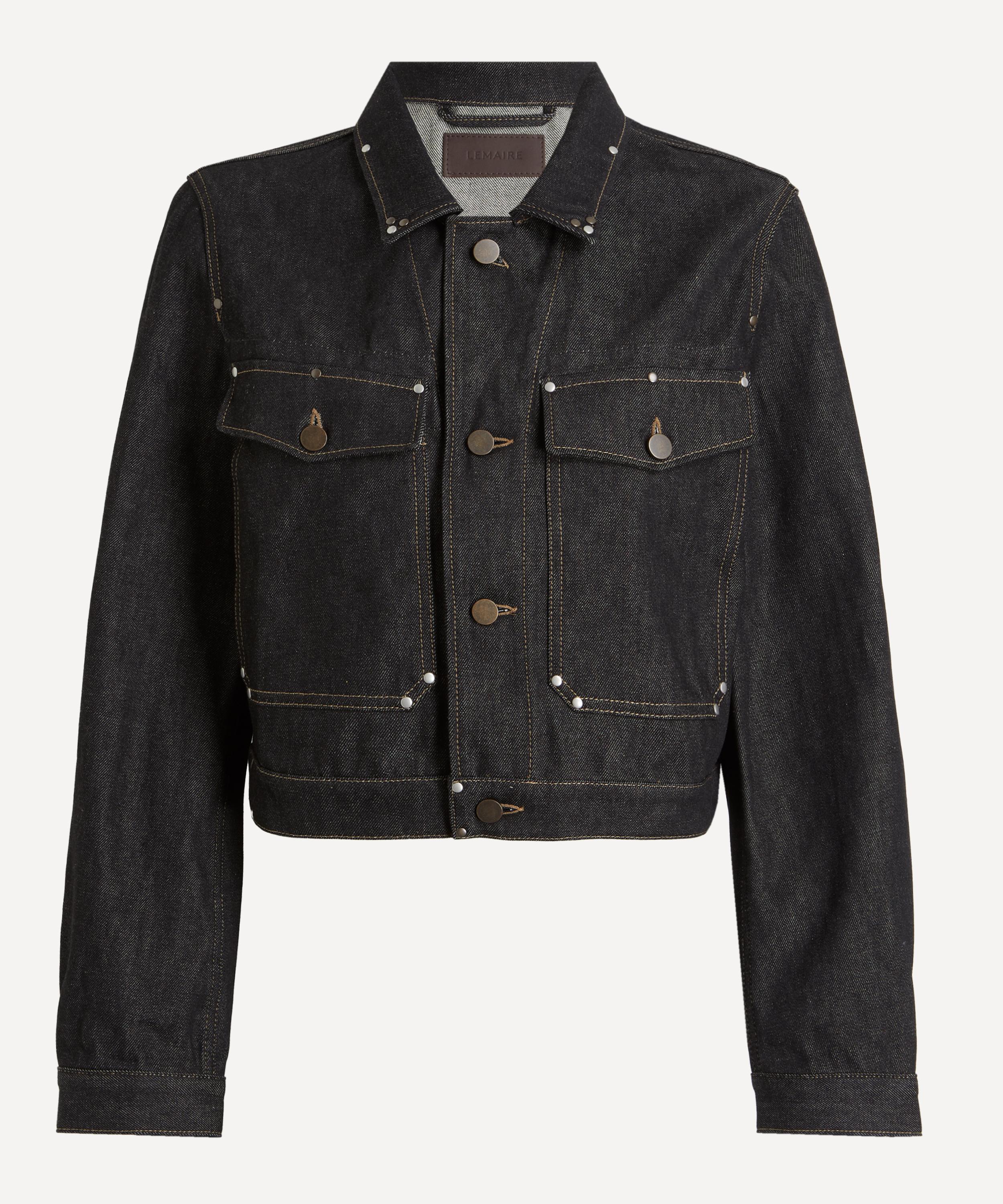 Lemaire - Cropped Blouson Denim Jacket