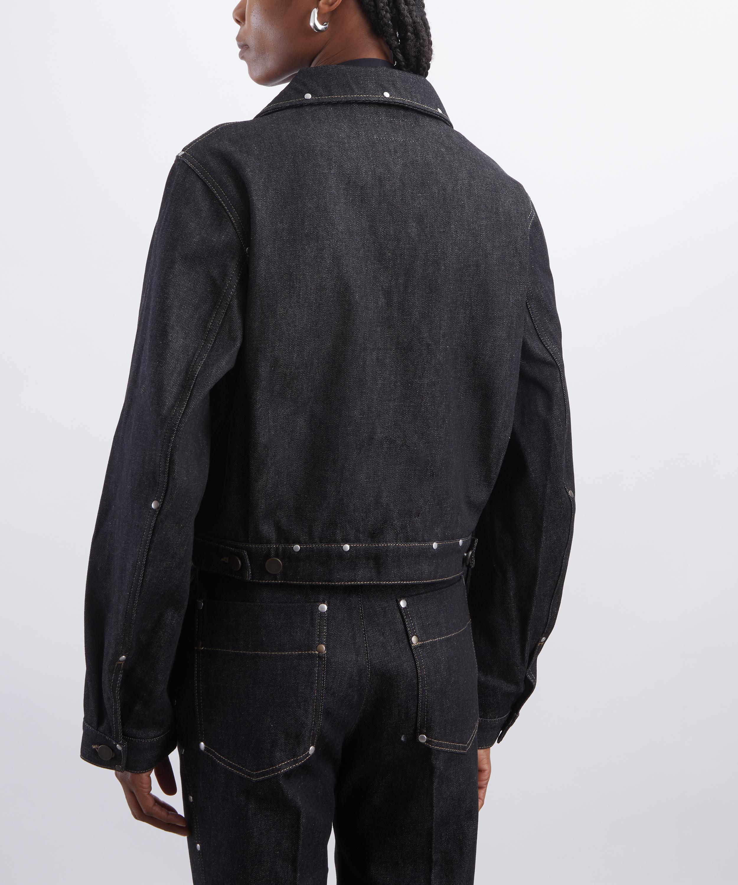 Lemaire - Cropped Blouson Denim Jacket image number 3