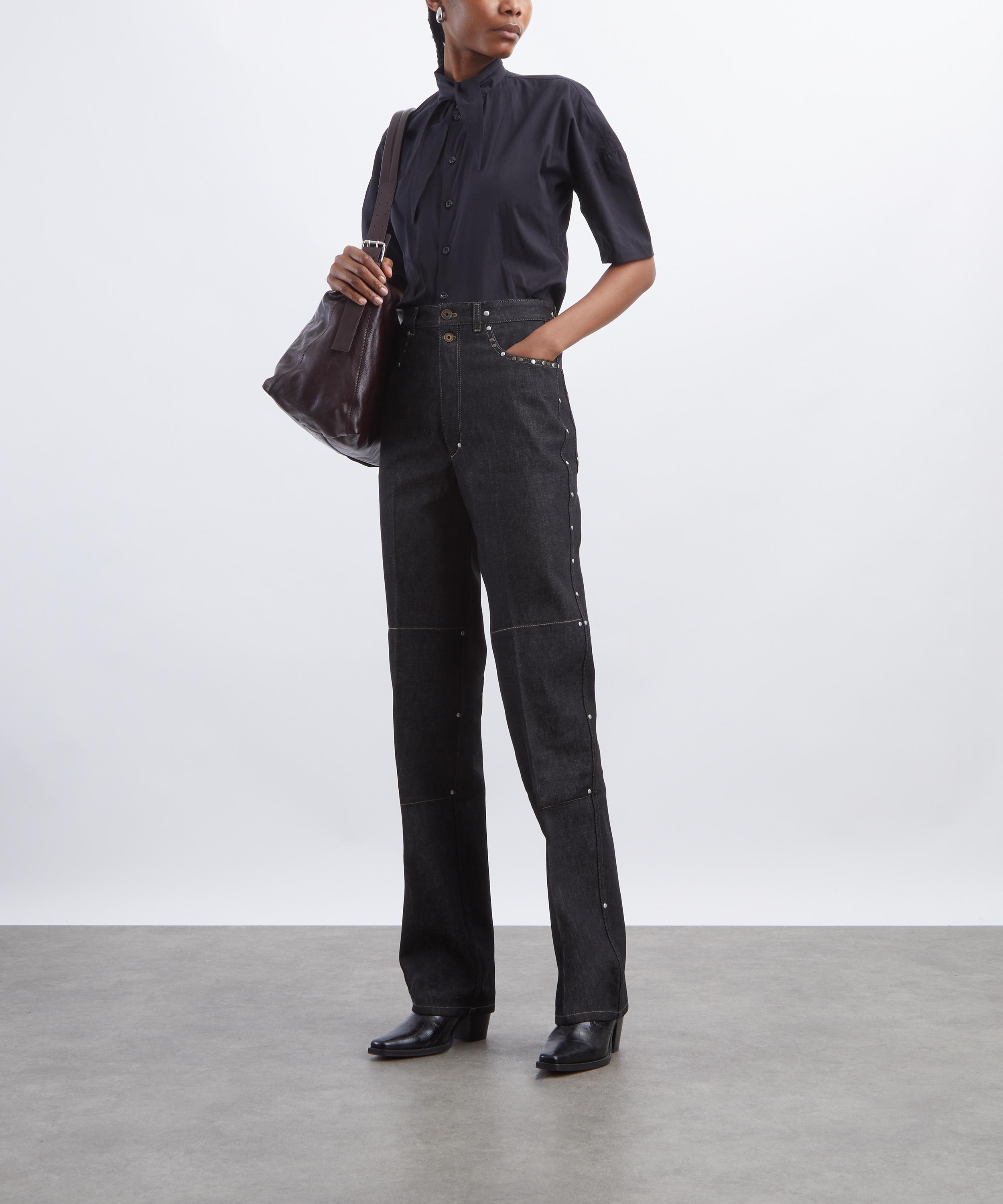 Lemaire - High-Waisted Straight Denim Trousers image number 1