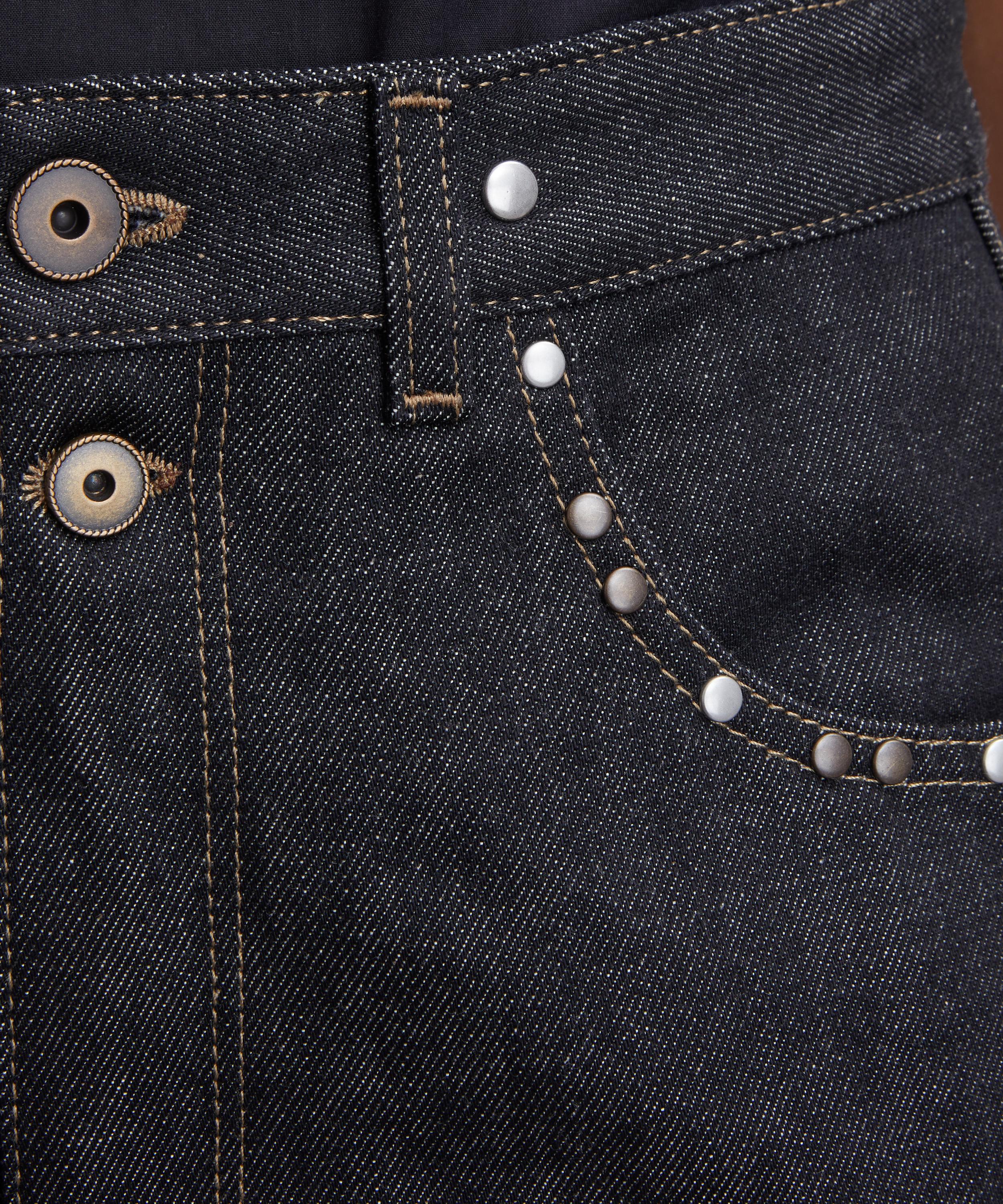 Lemaire - High-Waisted Straight Denim Trousers image number 4