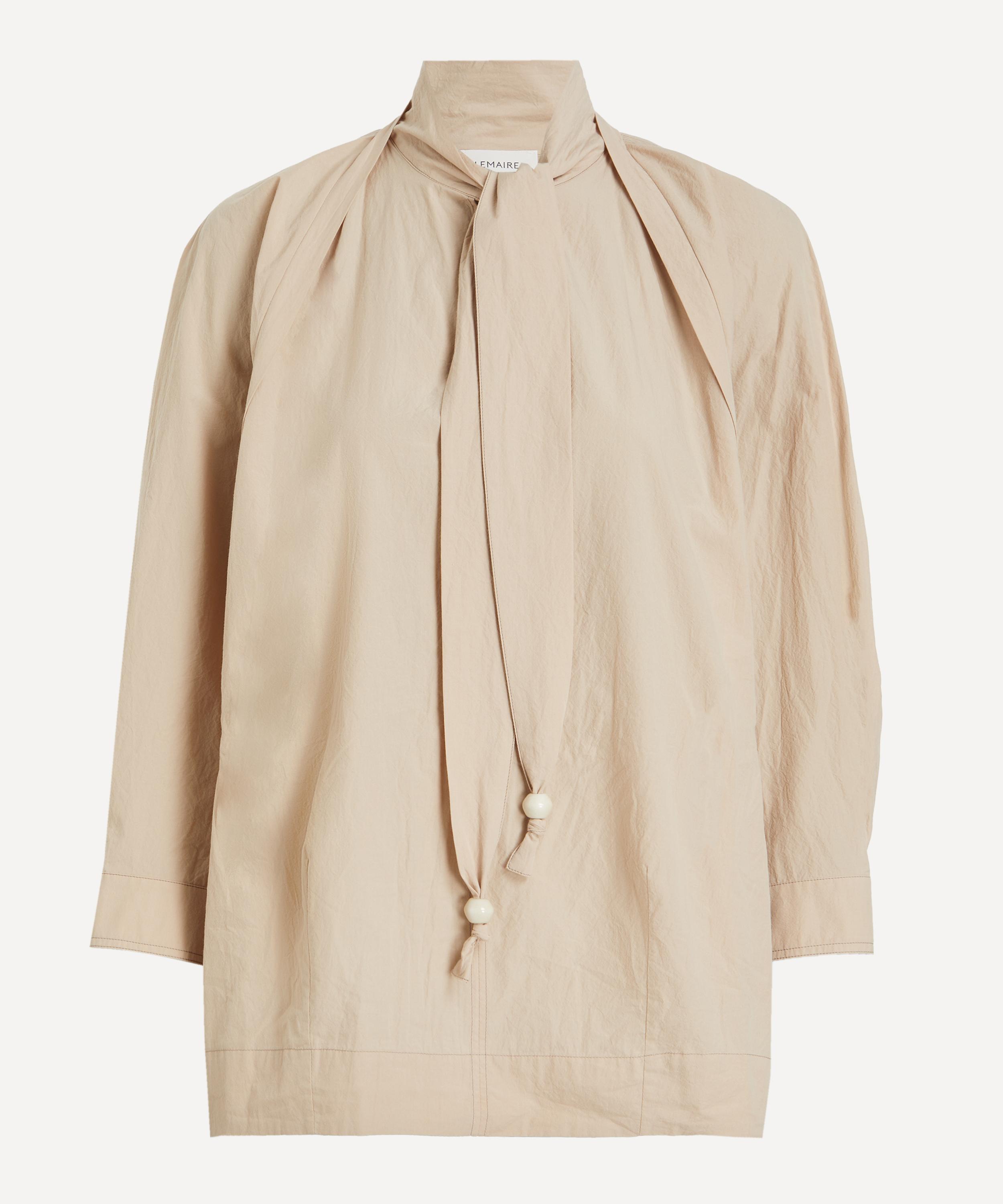 Lemaire - Beige Scarf Blouse