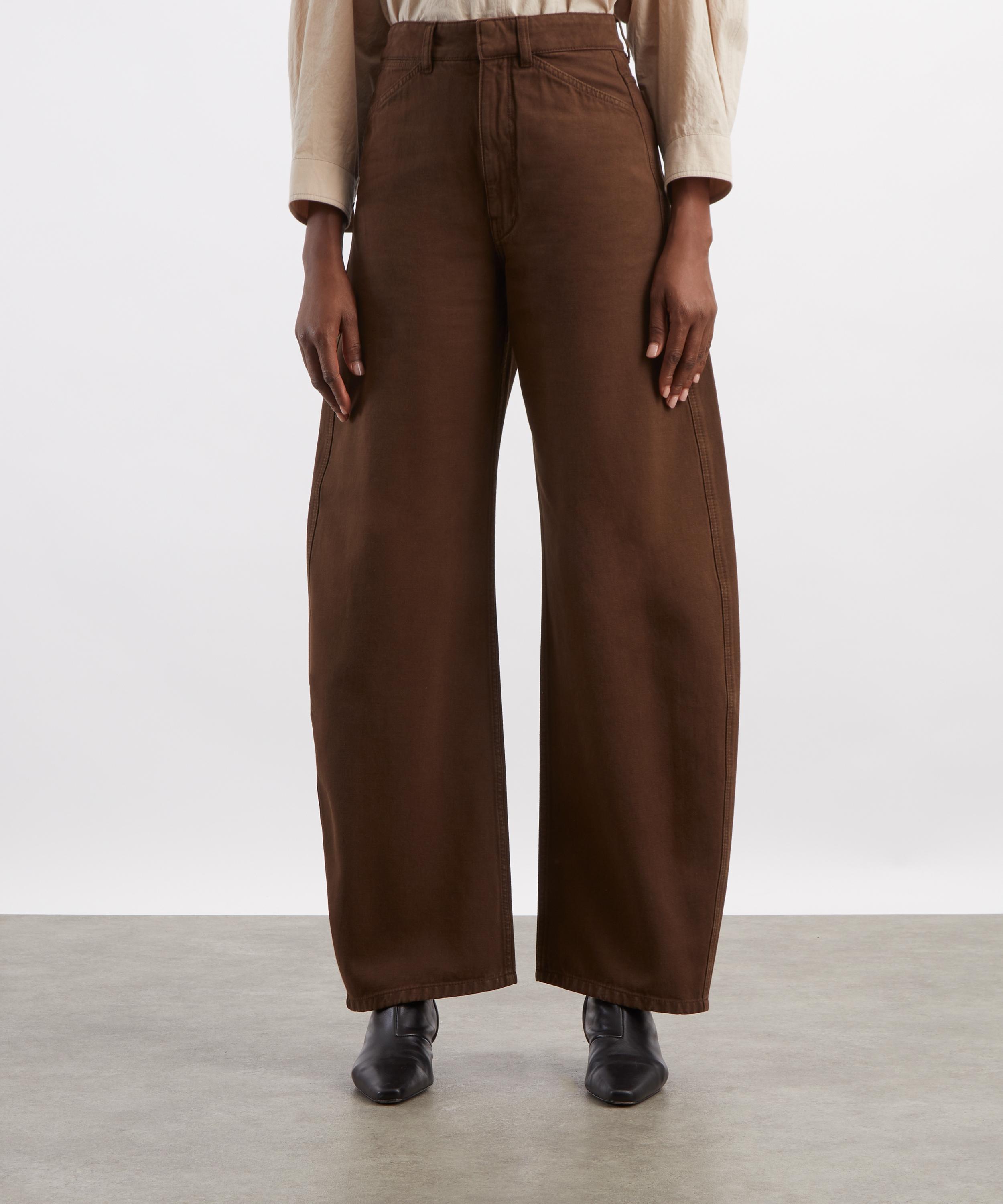 Lemaire - High Waisted Curved Pants image number 2