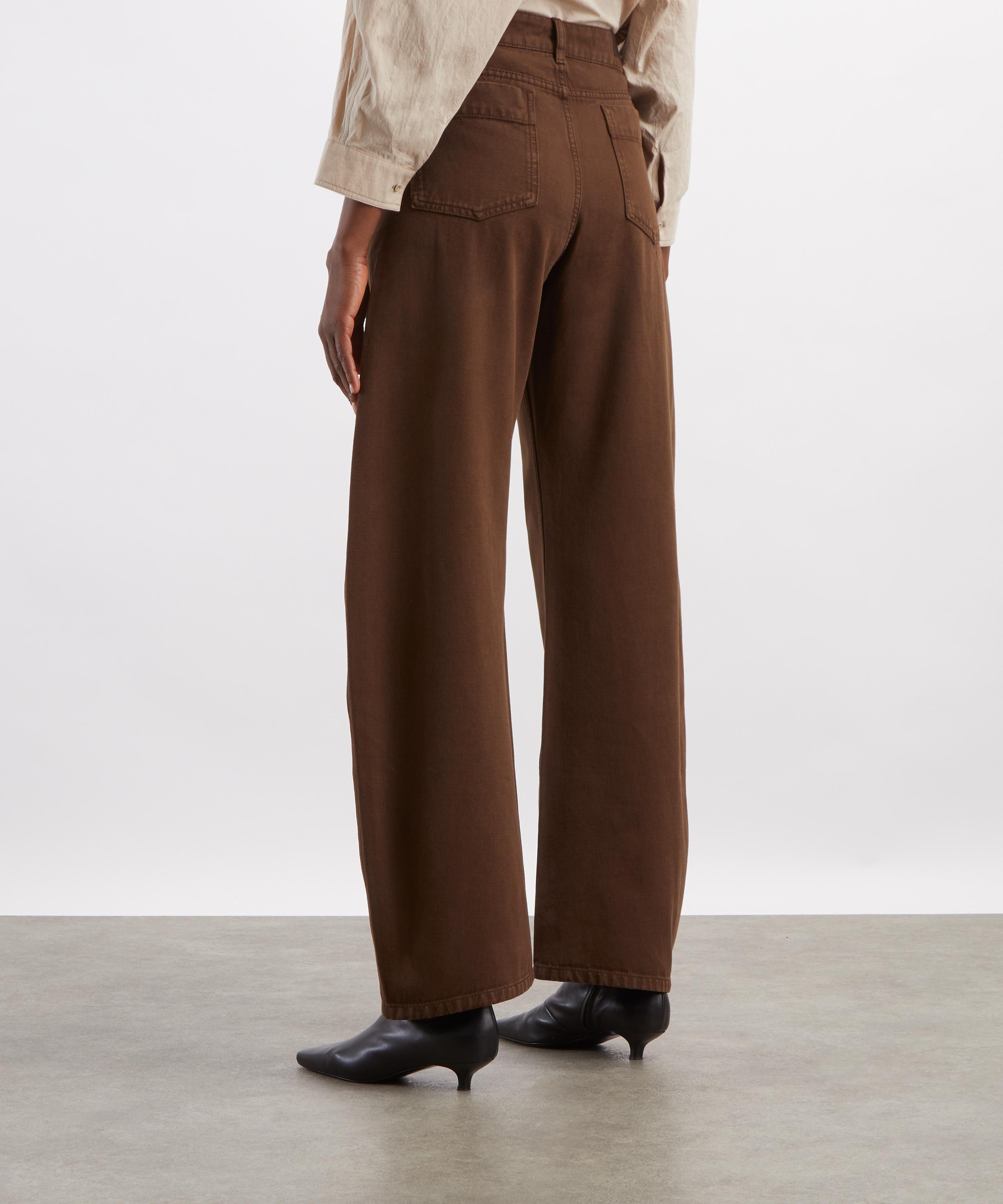 Lemaire - High Waisted Curved Pants image number 3