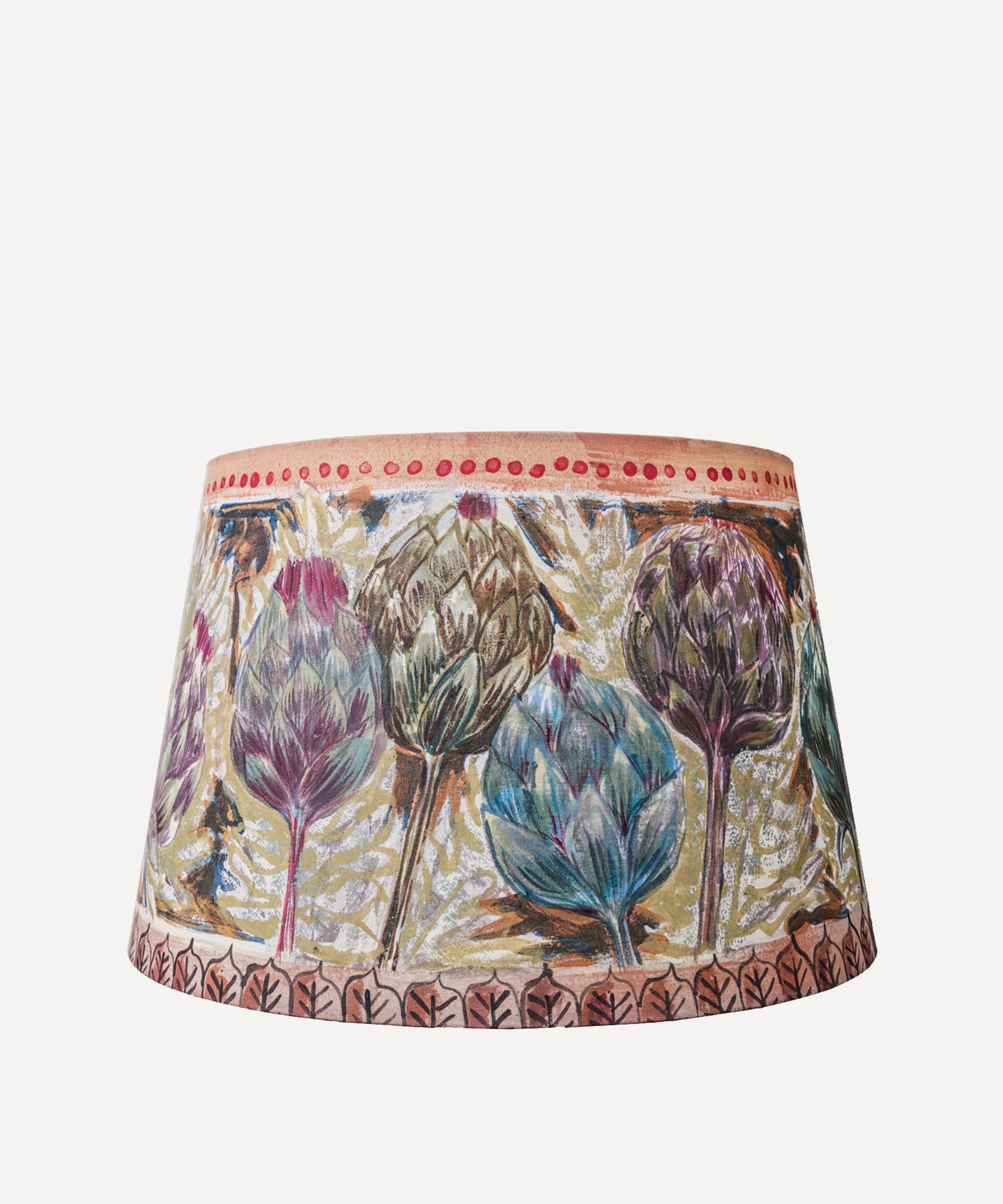 Bloomsbury Revisited - Artichoke Lampshade on Medium Base image number 2