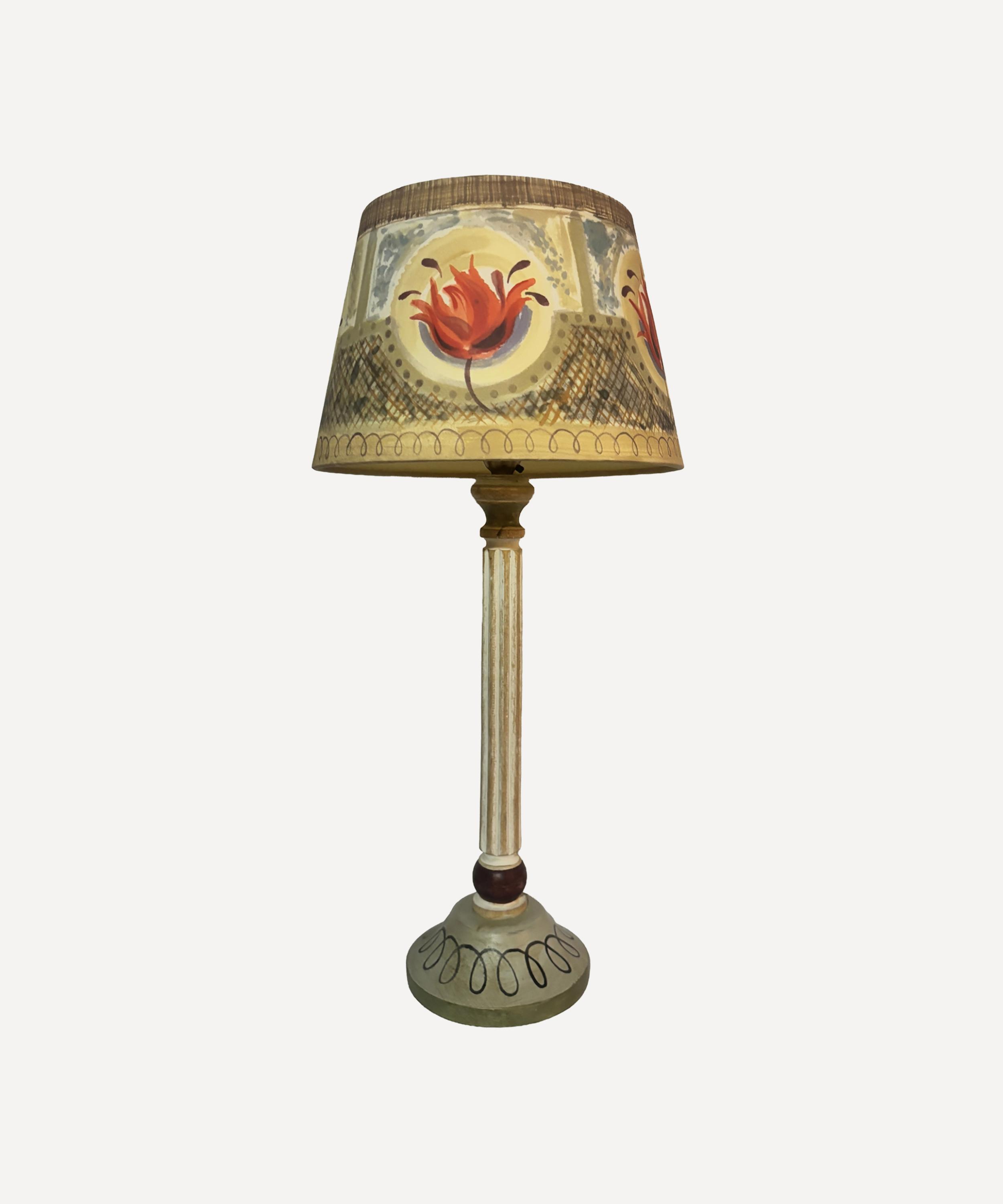 Bloomsbury Revisited - Tulip Lampshade on Medium Base