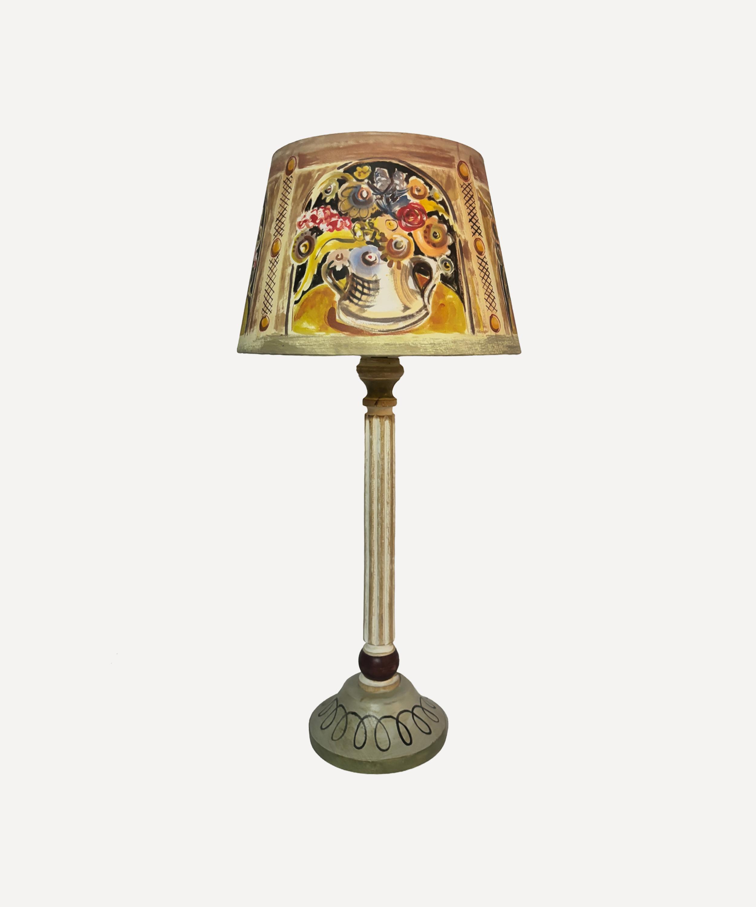 Bloomsbury Revisited - Vase Lampshade on Medium Base