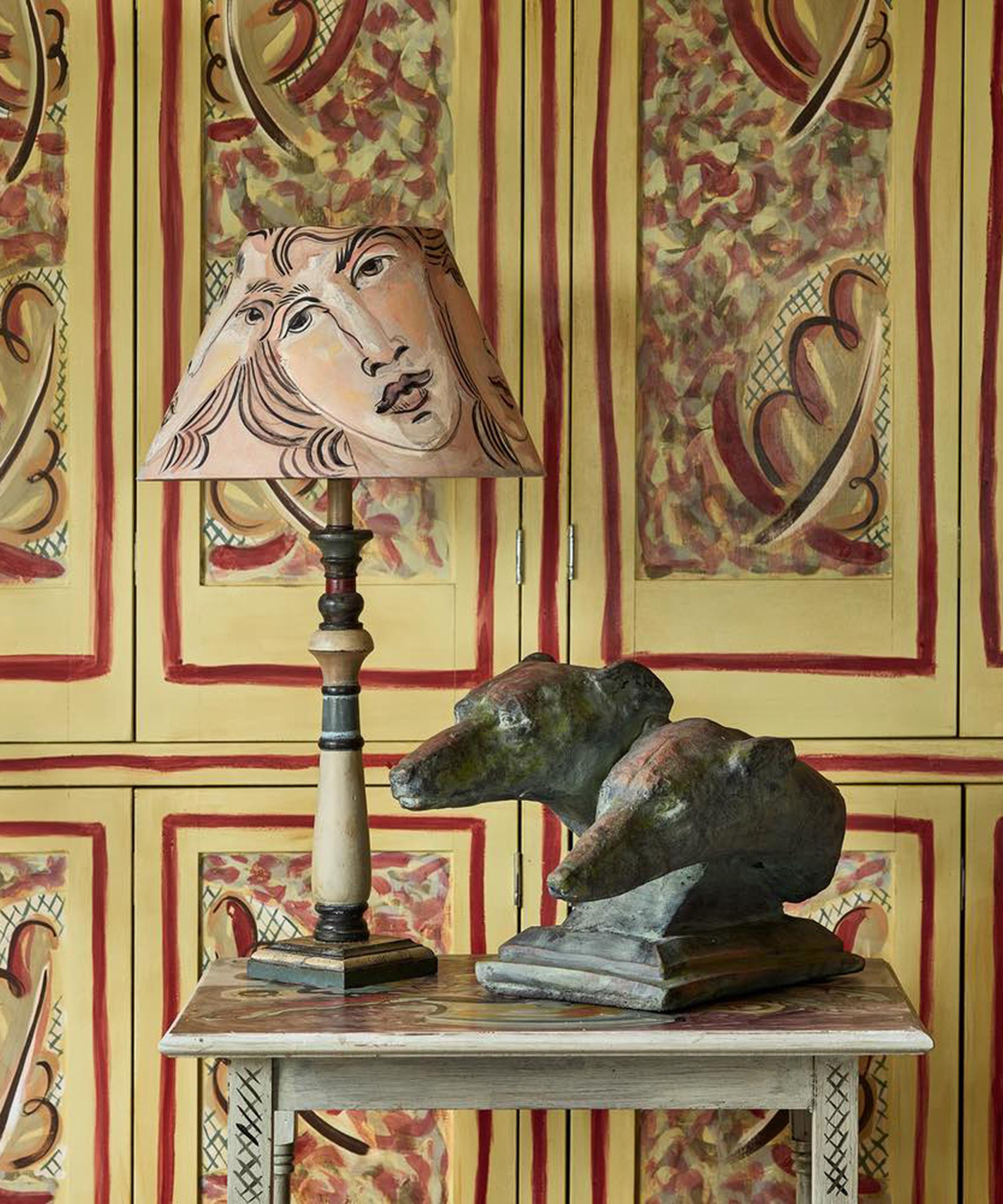 Bloomsbury Revisited - Angelica Lampshade on Medium Base image number 1