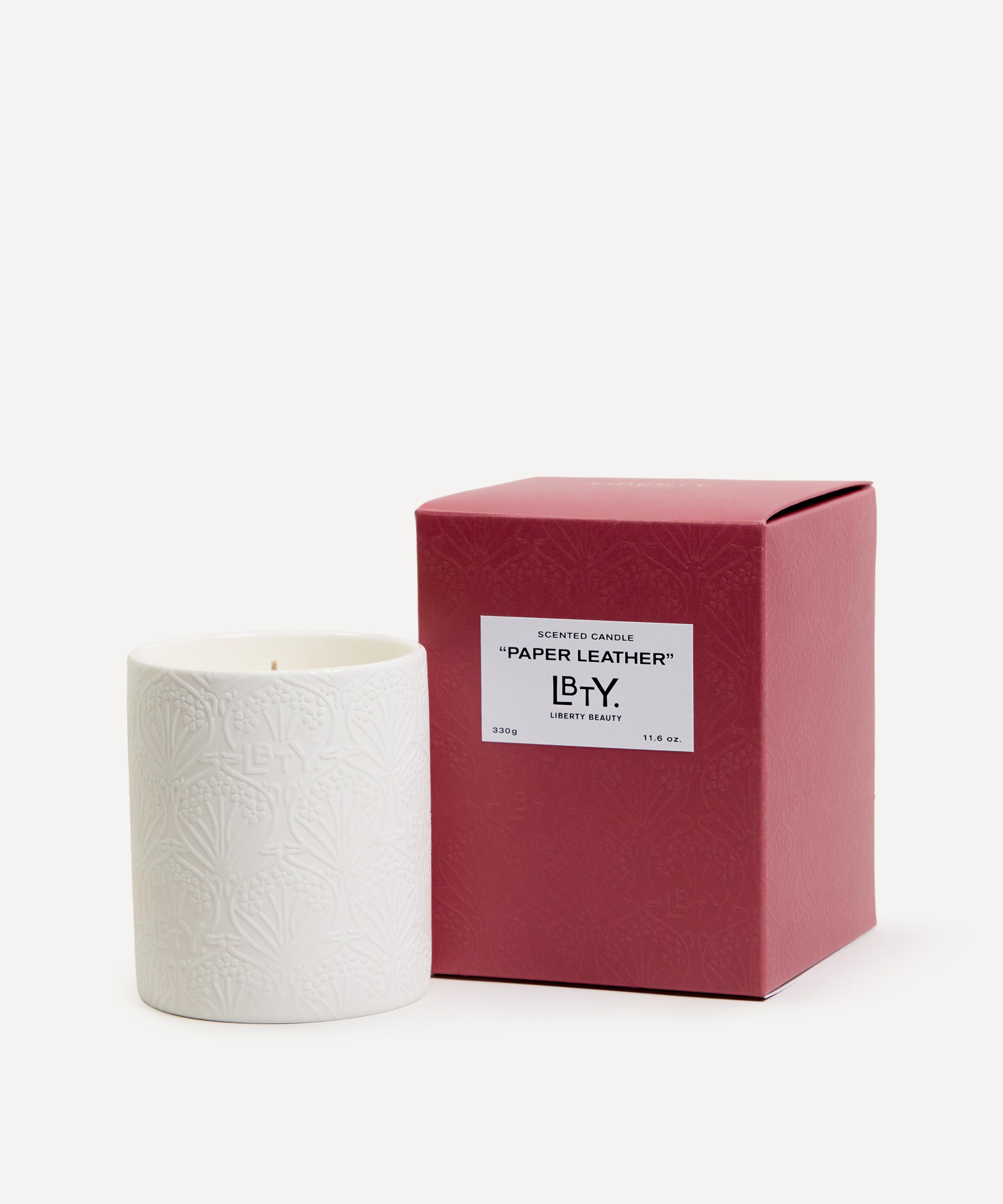 Liberty LBTY. Fragrance - Paper Leather Scented Candle 330g image number 2