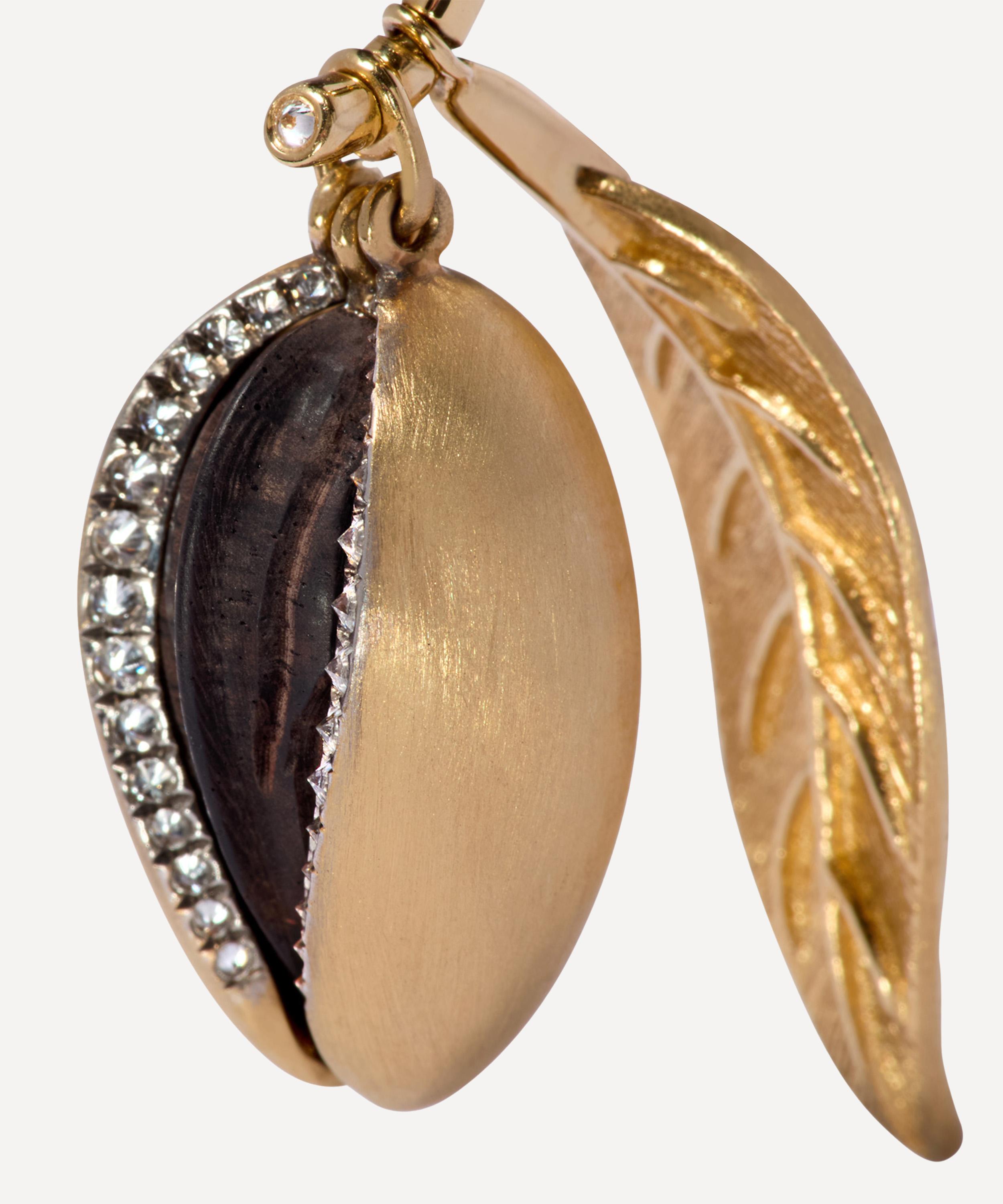 Annoushka - 18ct Gold Mythology Almond Charm Pendant image number 3