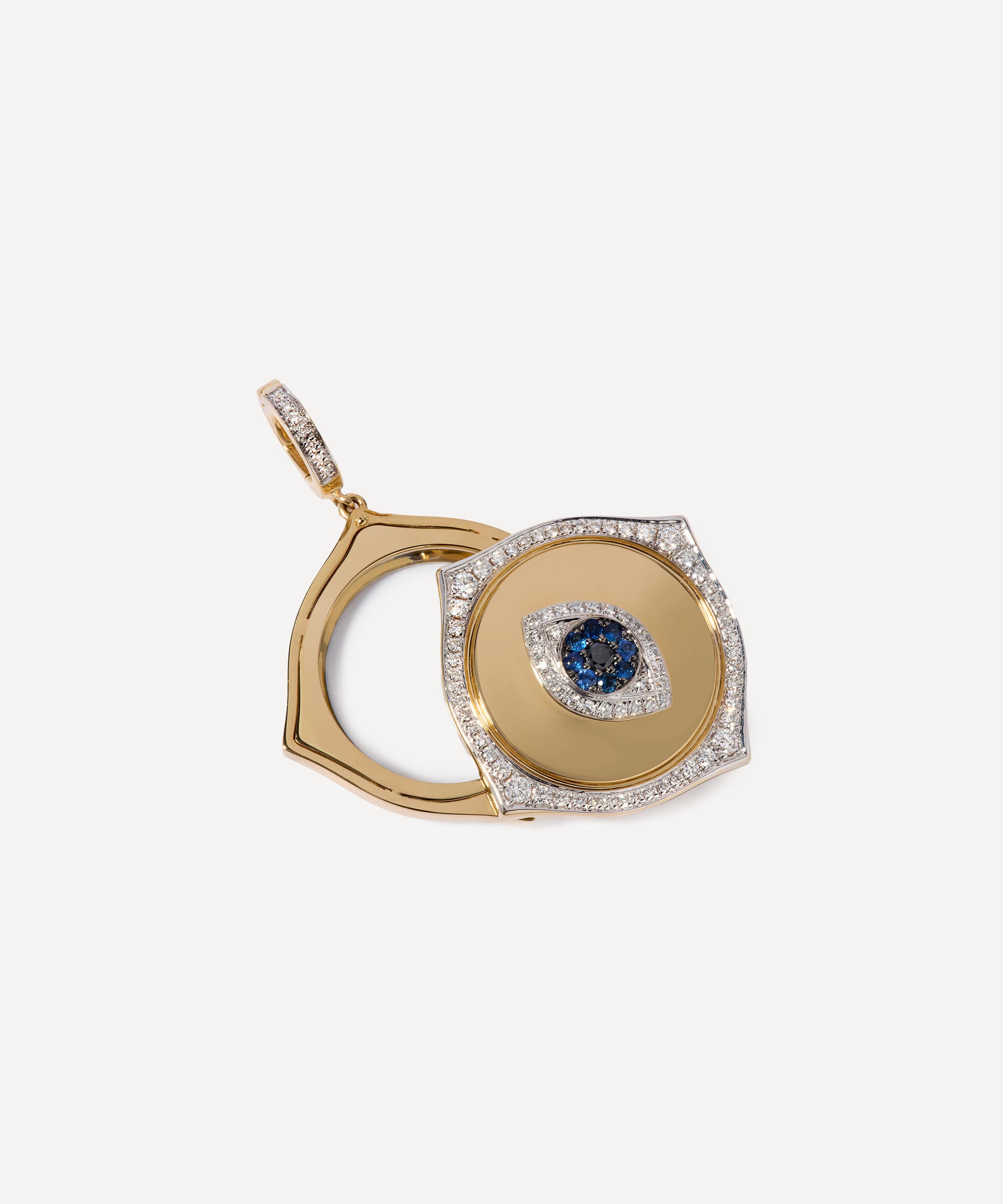 Annoushka - 18ct Gold Mythology Eye Spy Charm Pendant image number 2