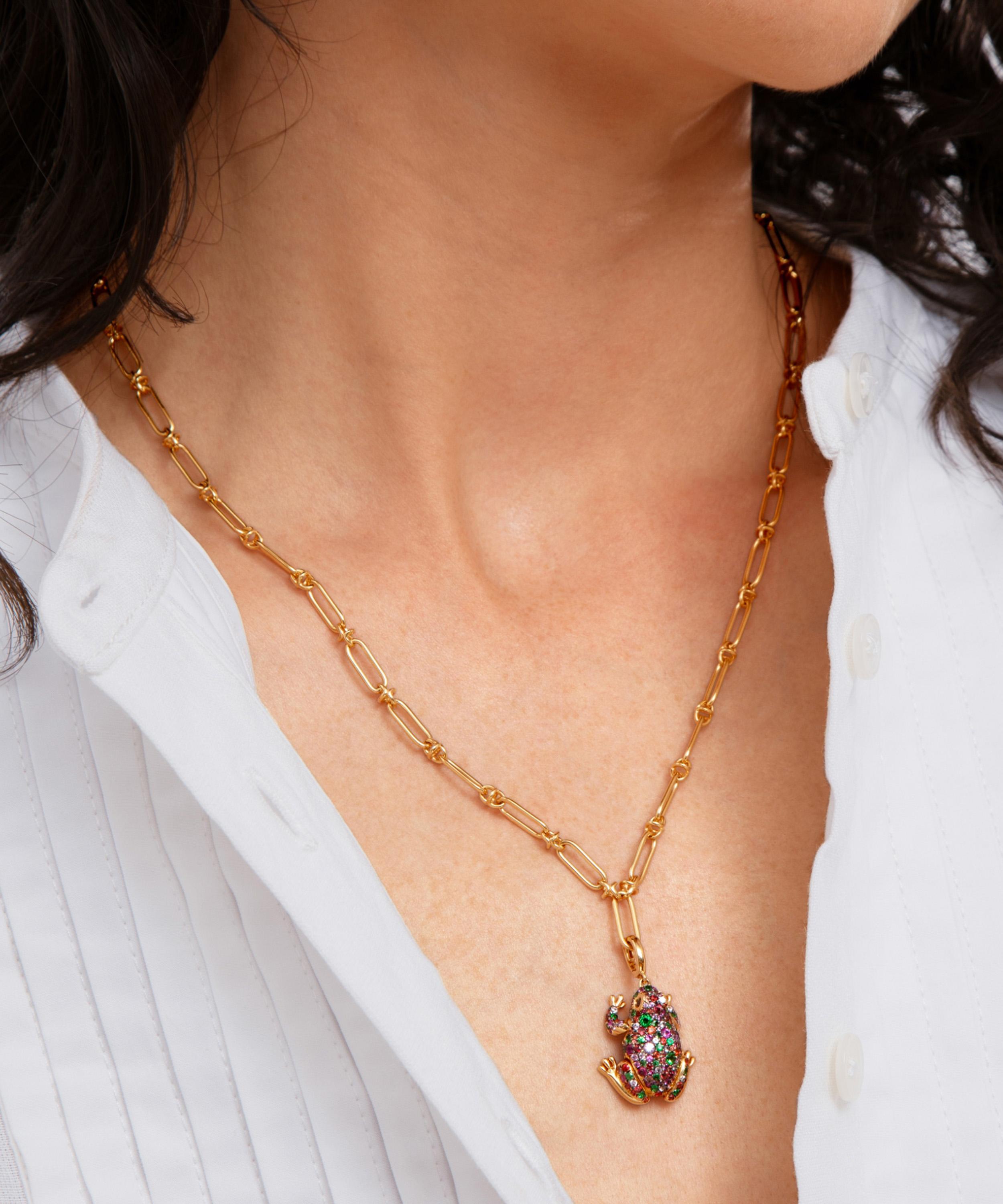 Annoushka - 18ct Gold Mythology Frog Charm Pendant image number 1