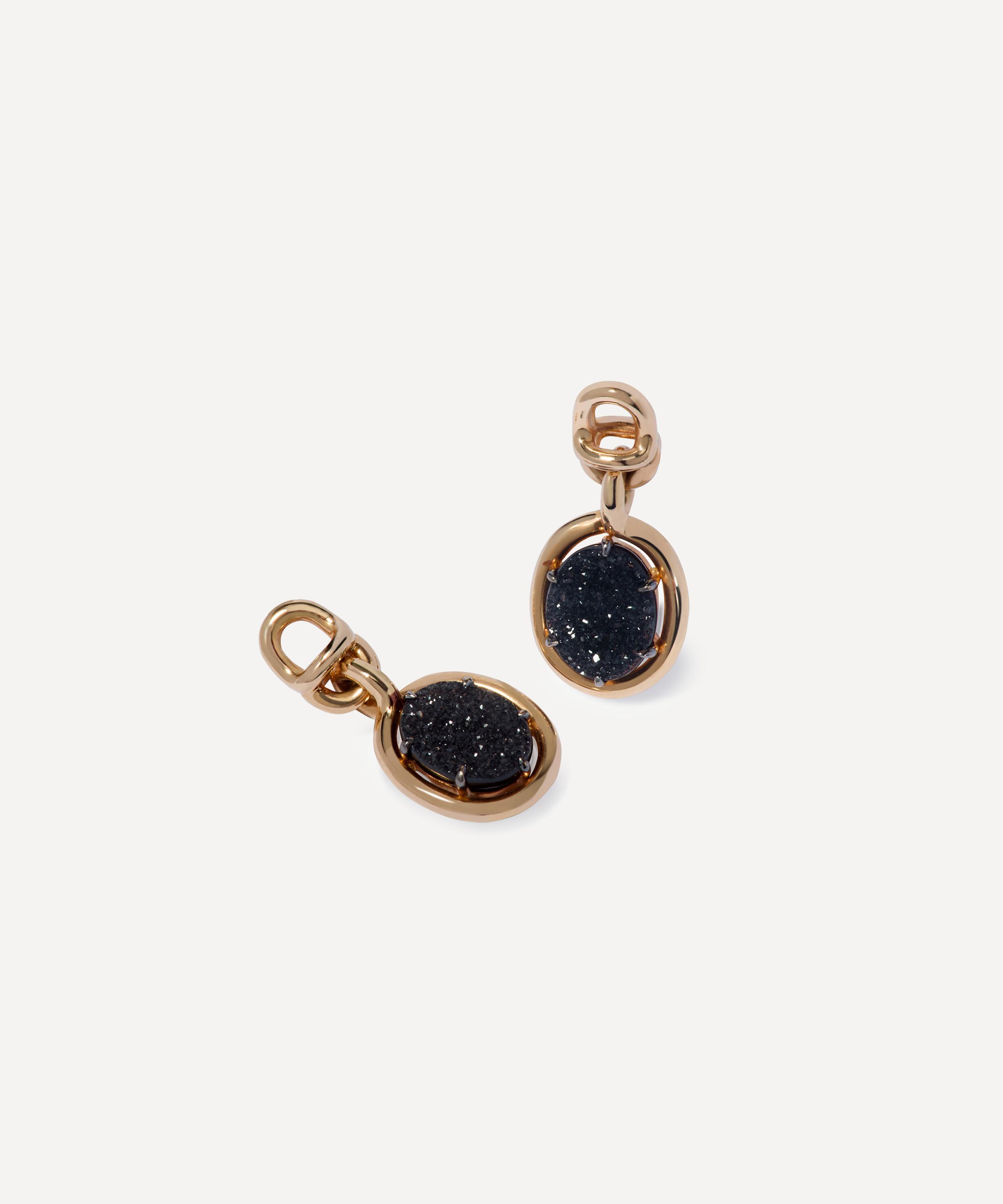 Annoushka - 14ct Gold Drusy Earring Drops