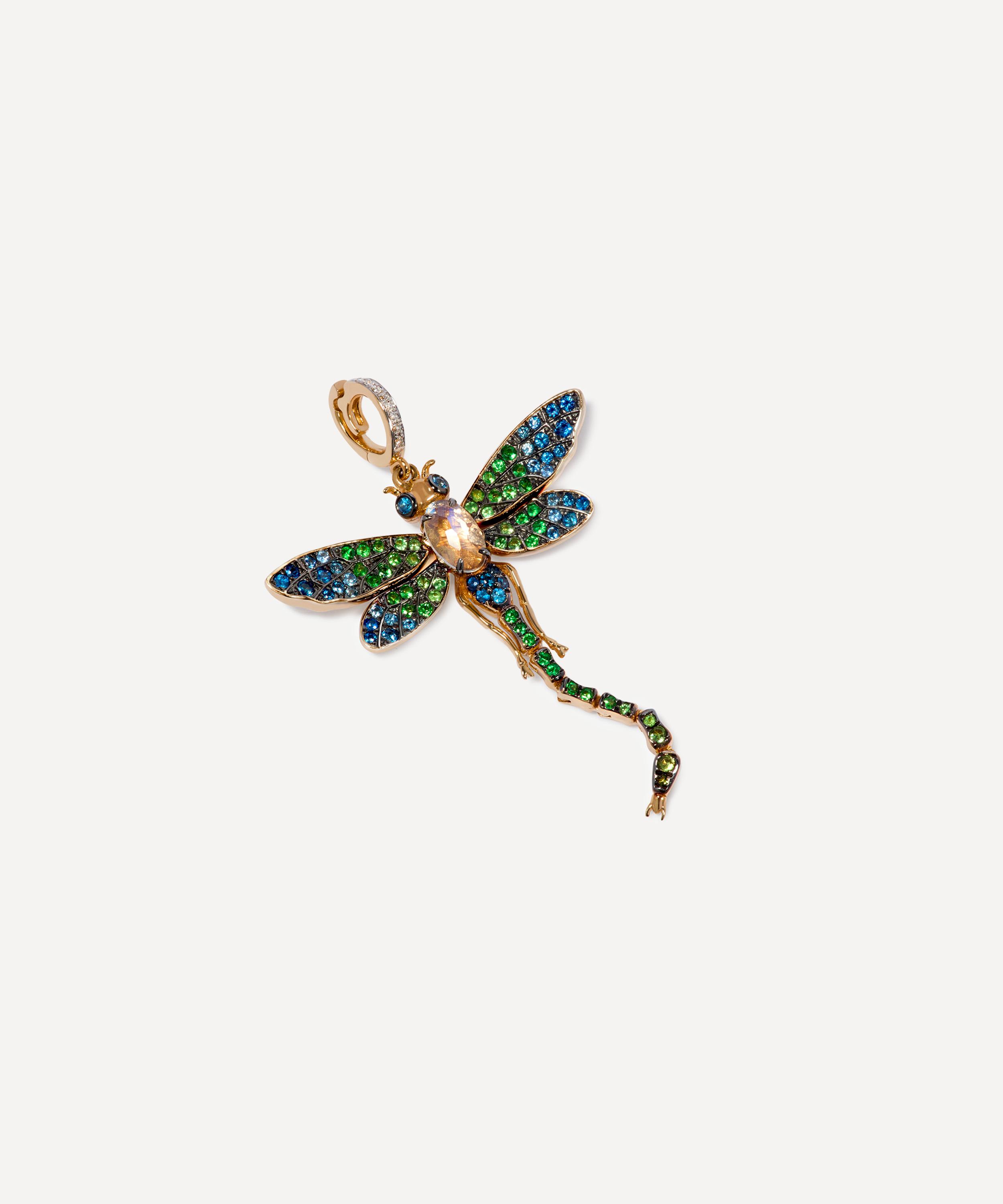 Annoushka - 18ct Gold Mythology Dragonfly Charm Pendant image number 2