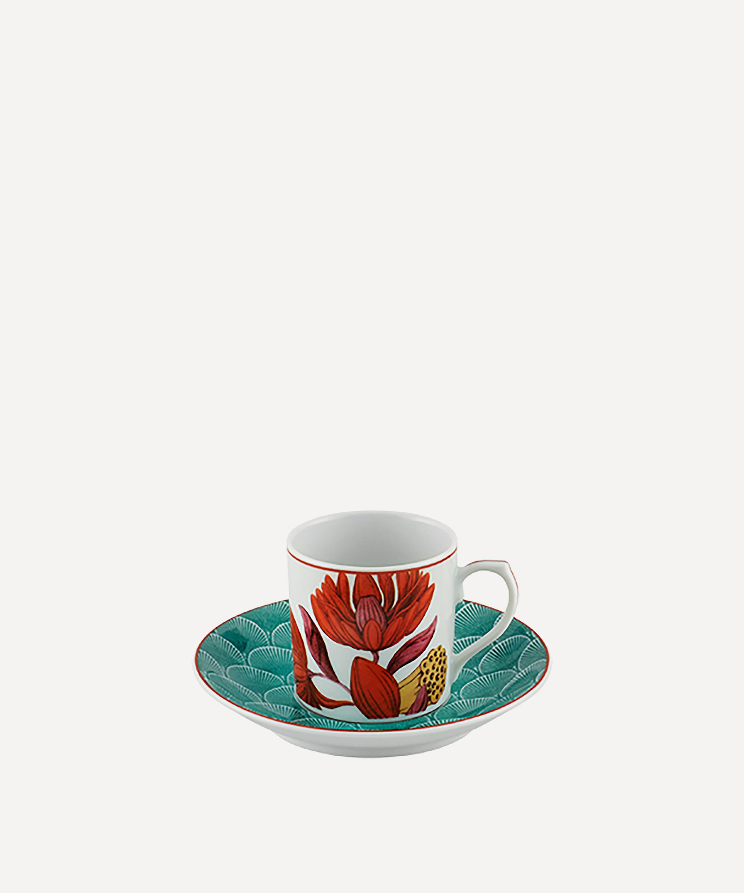 Vista Alegre - Lotus Espresso Cup and Saucer Set of Four