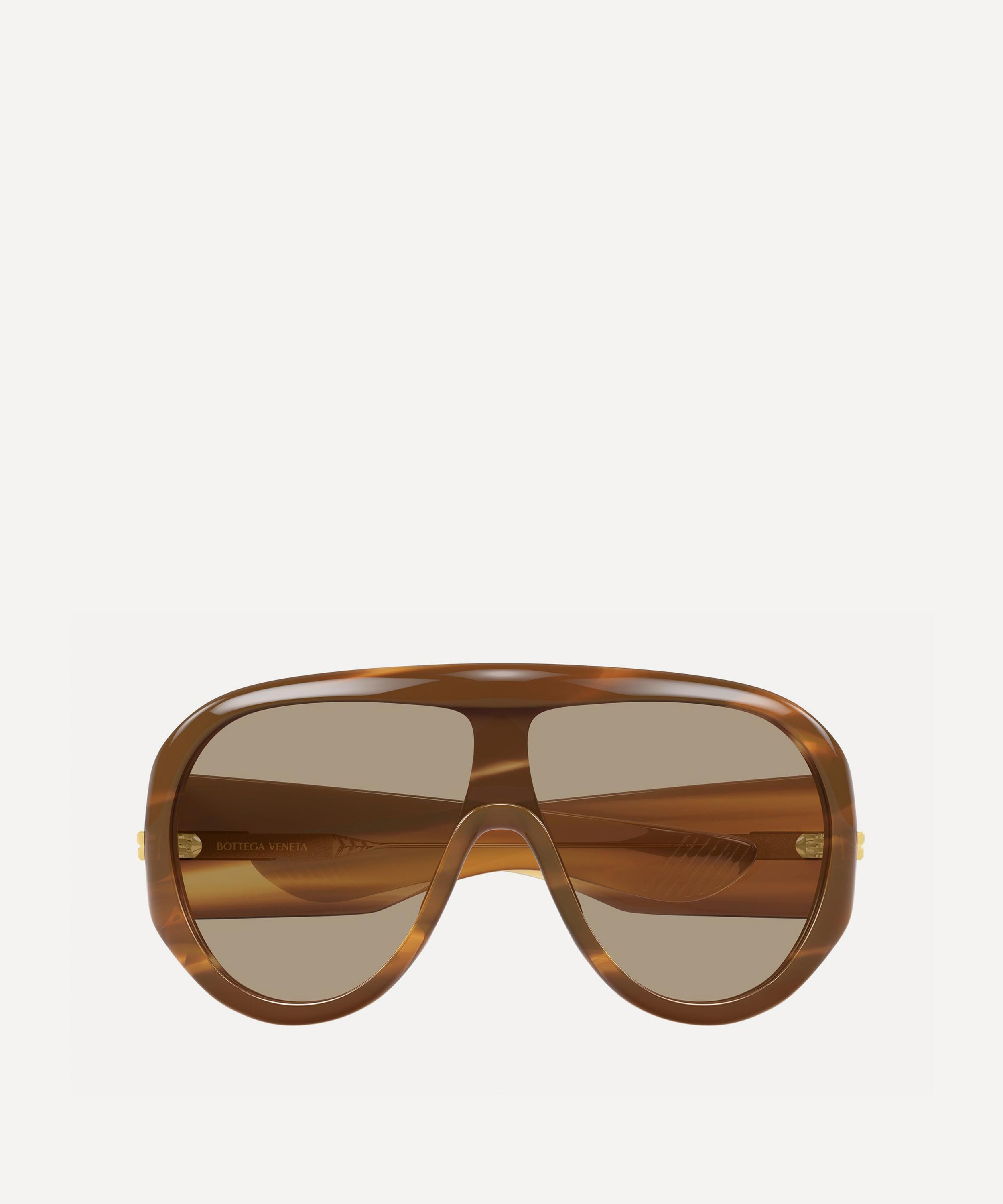 Bottega Veneta - Oversized Shield Sunglasses image number 1