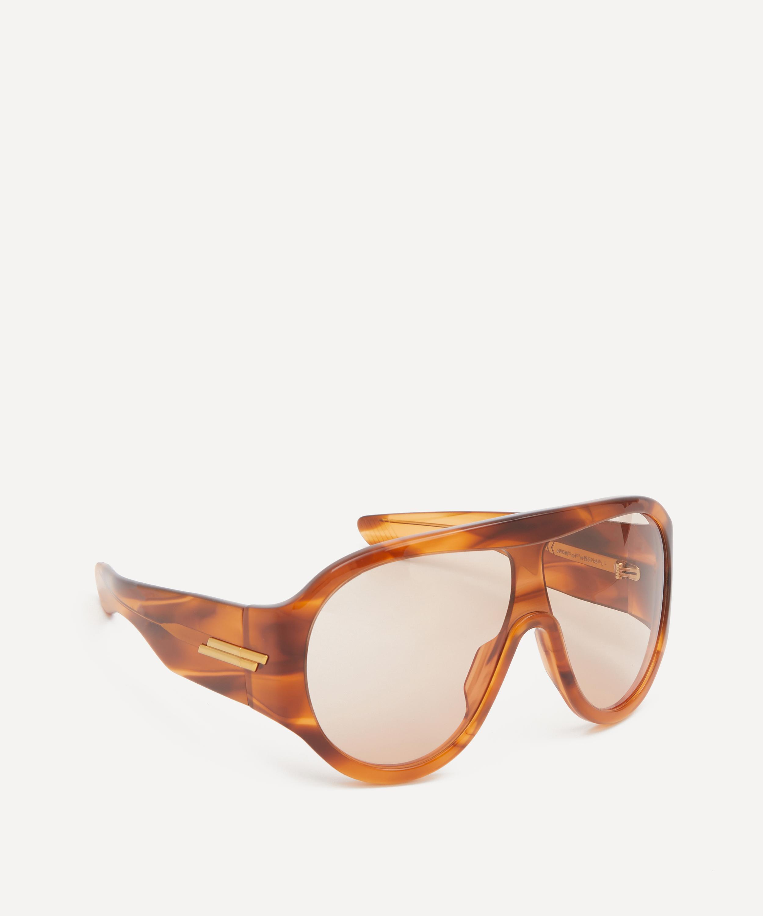 Bottega Veneta - Oversized Shield Sunglasses image number 2
