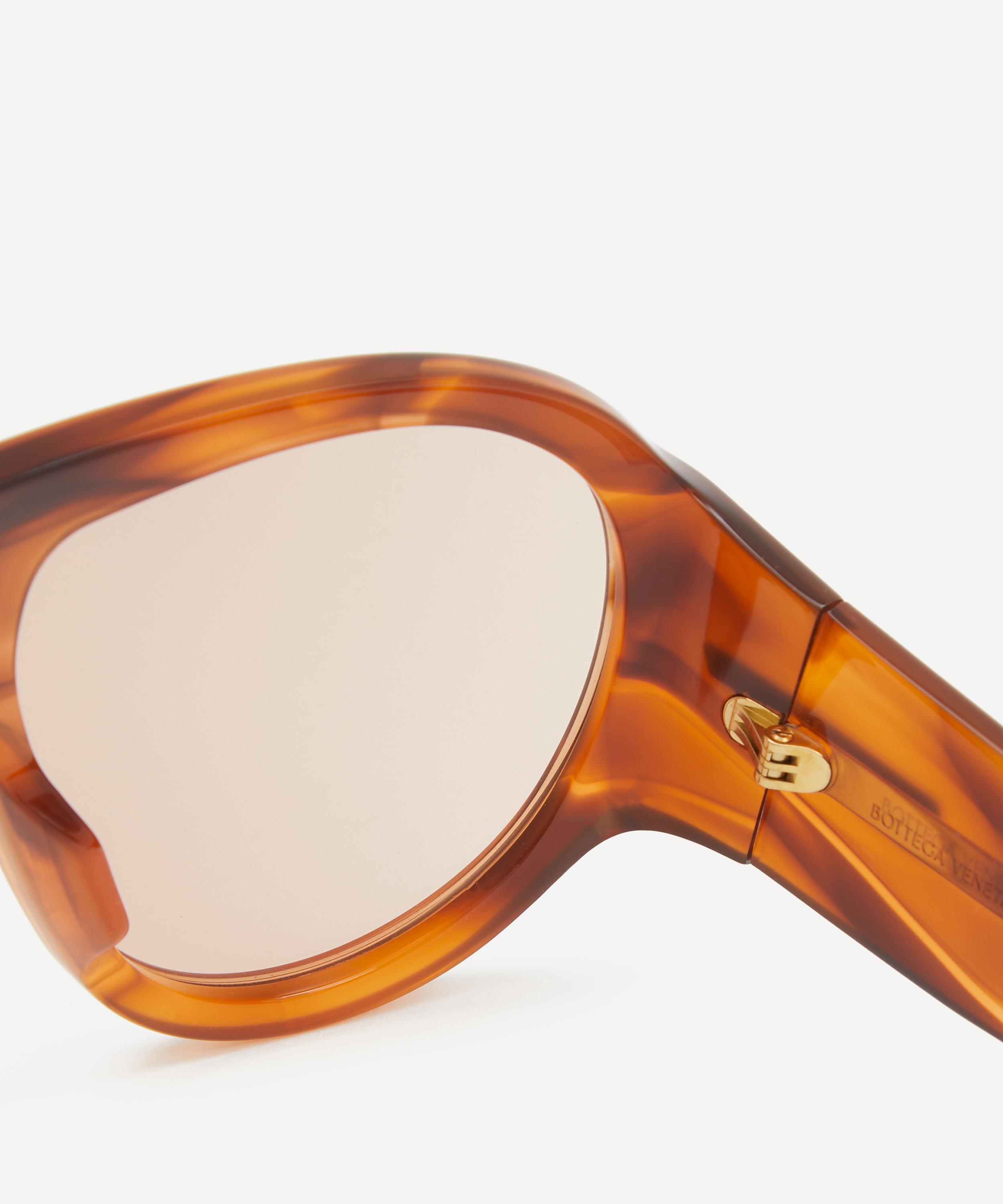 Bottega Veneta - Oversized Shield Sunglasses image number 3