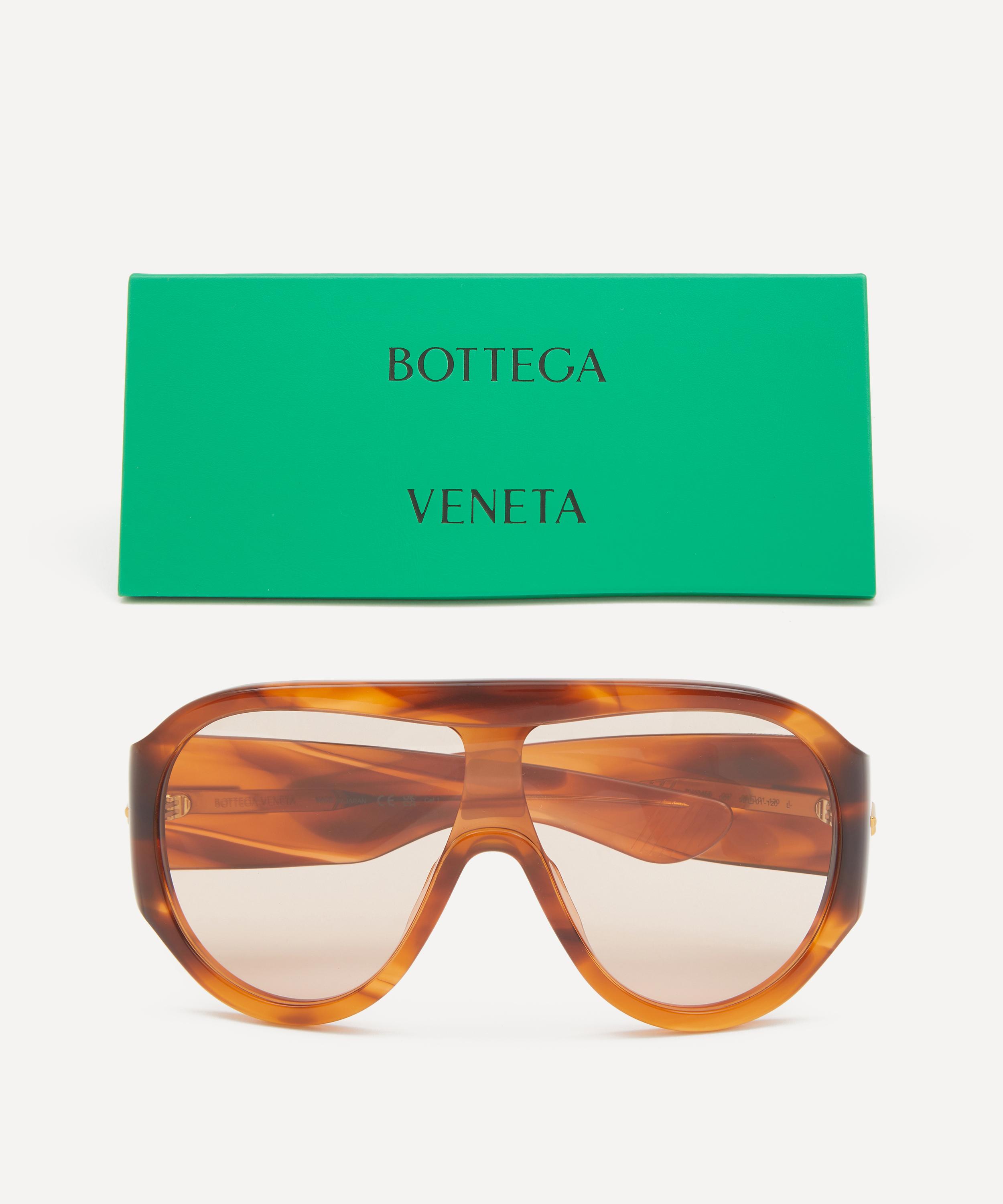 Bottega Veneta - Oversized Shield Sunglasses image number 4