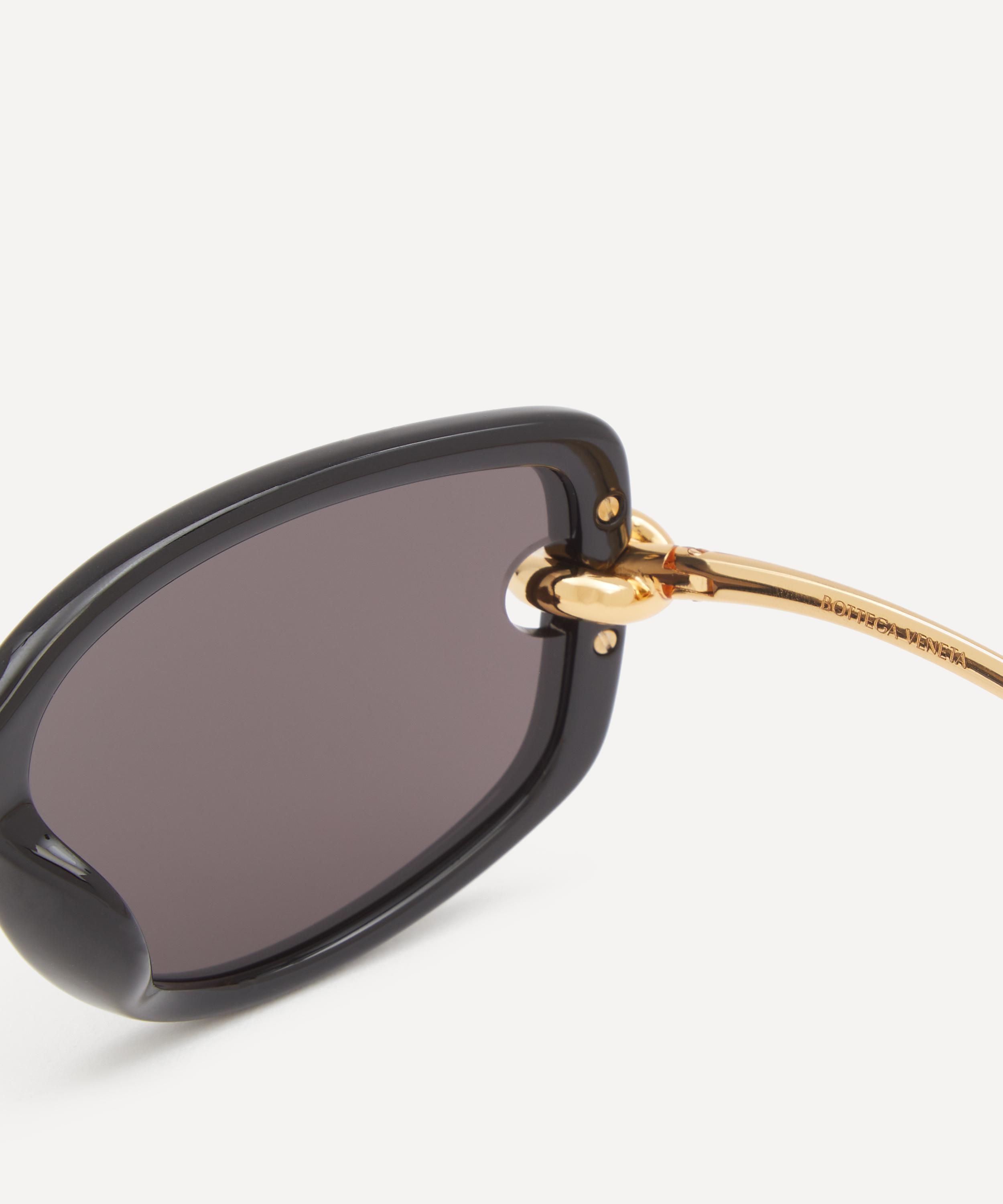 Bottega Veneta - Knot Rectangular Sunglasses image number 3