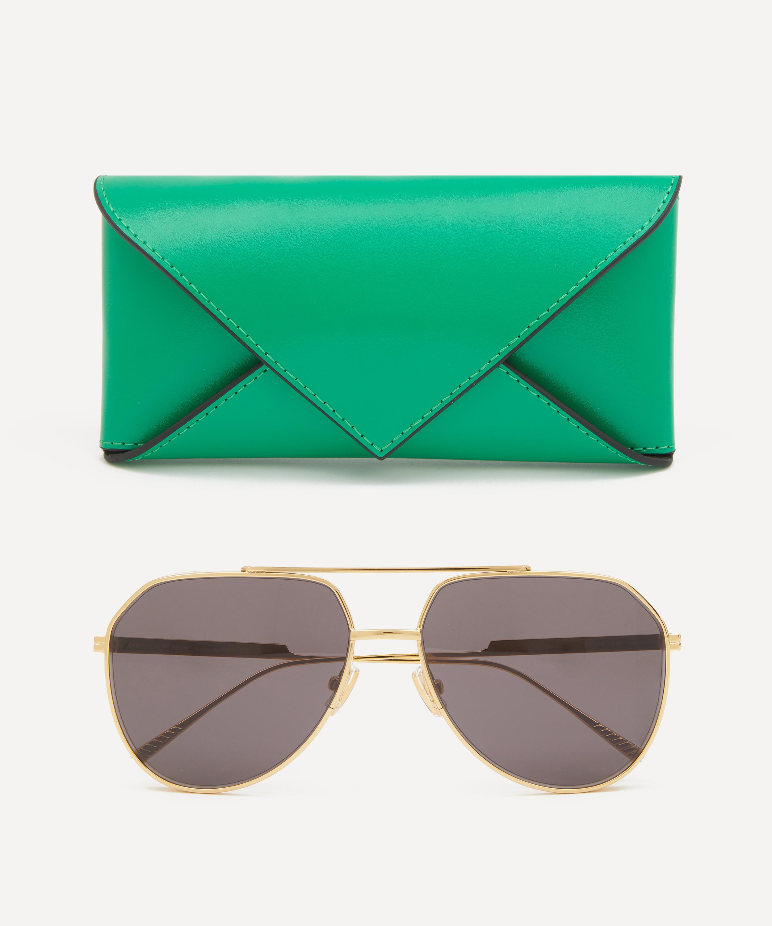 Bottega Veneta - Aviator Sunglasses image number 4