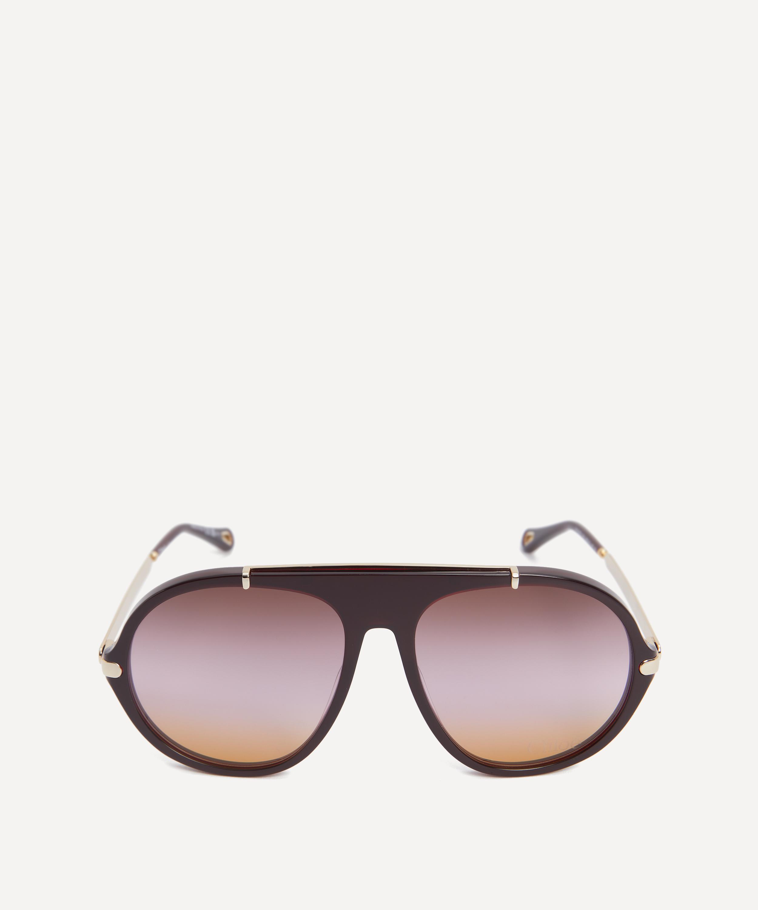 Chlo&eacute; - Aviator Sunglasses