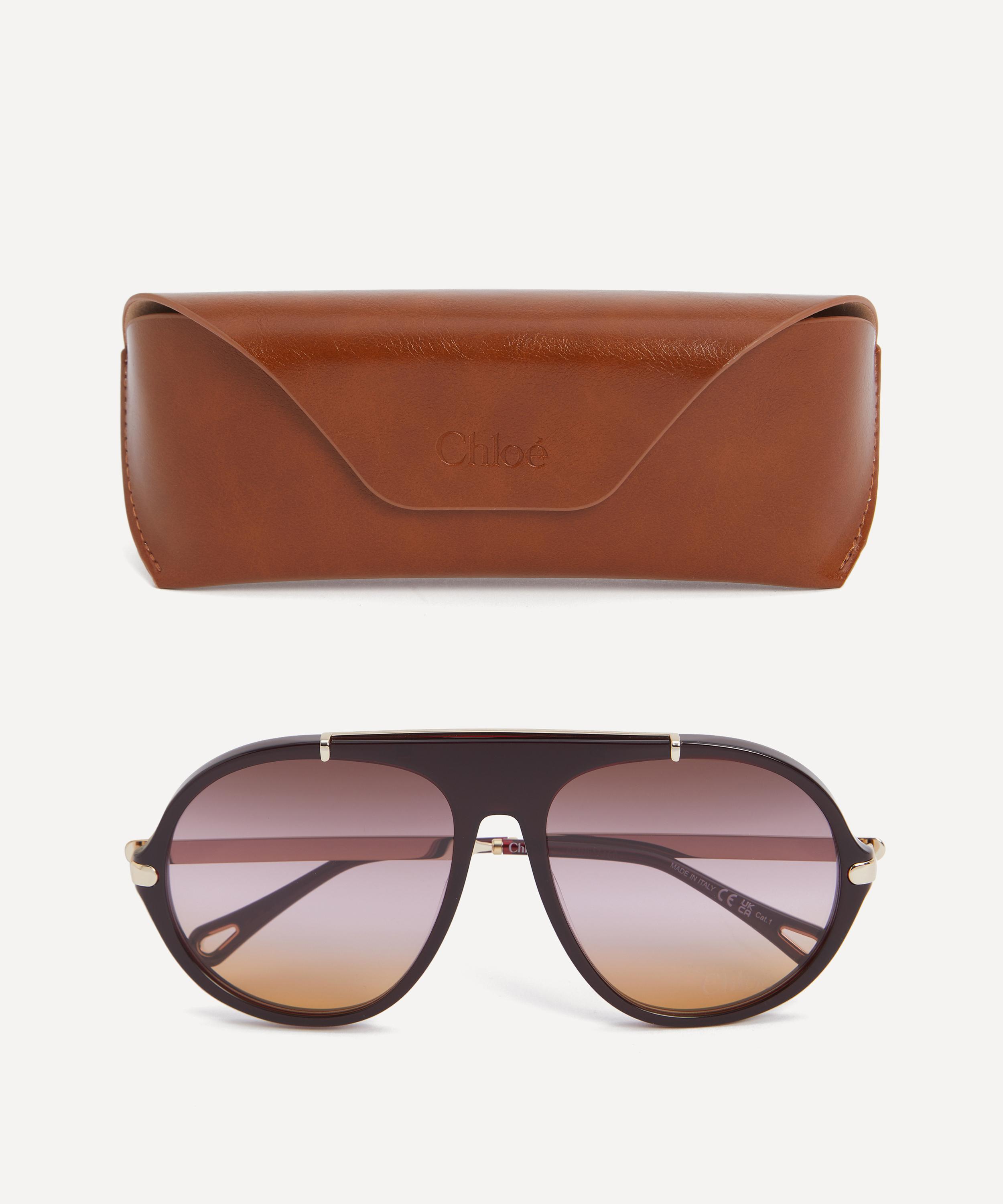 Chlo&eacute; - Aviator Sunglasses image number 3