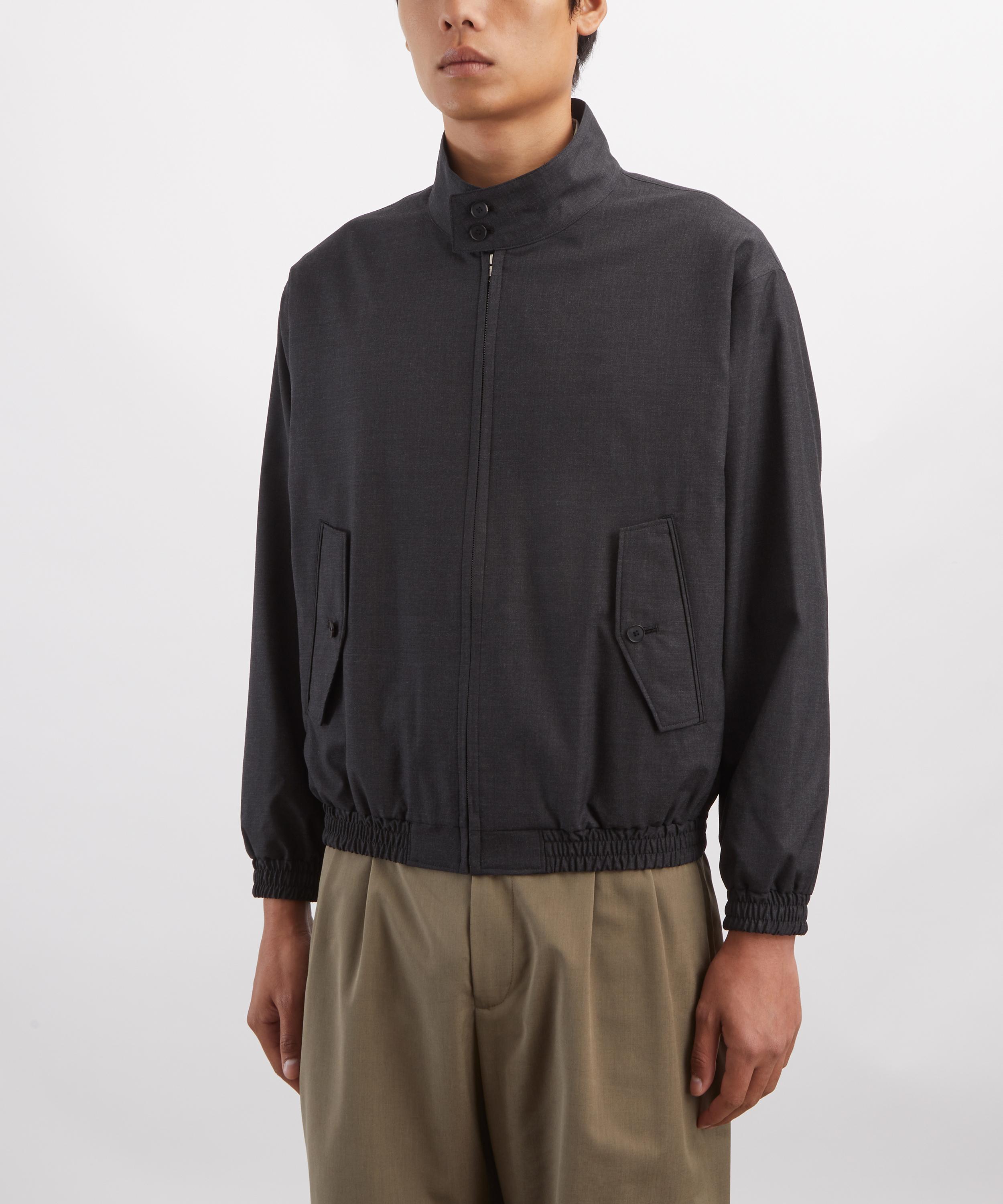 Auralee - Ultra-Fine Tropical Wool Zip Blouson Jacket image number 2