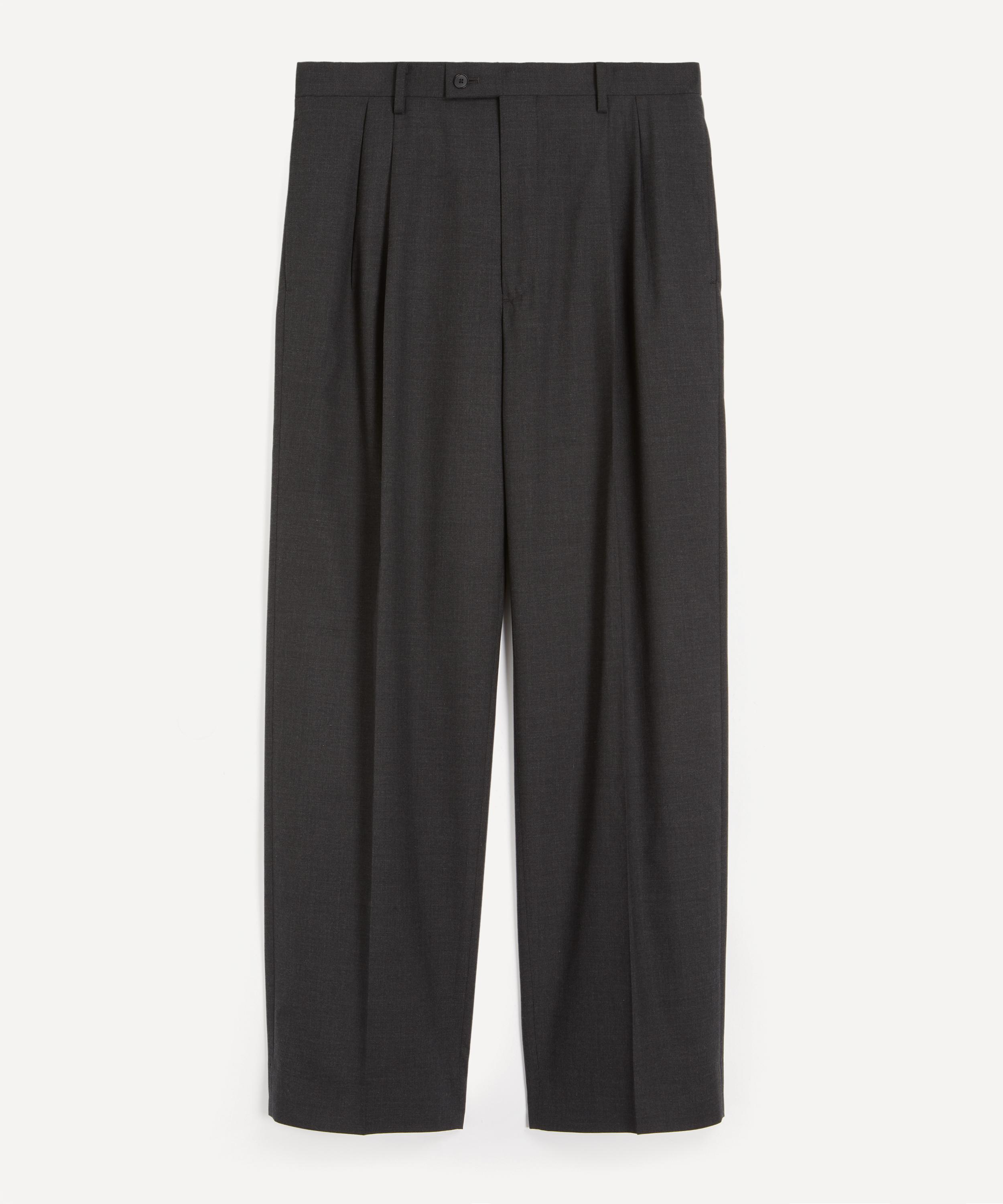 Auralee - Ultra-Fine Tropical Wool Two-Tuck Slack Trousers