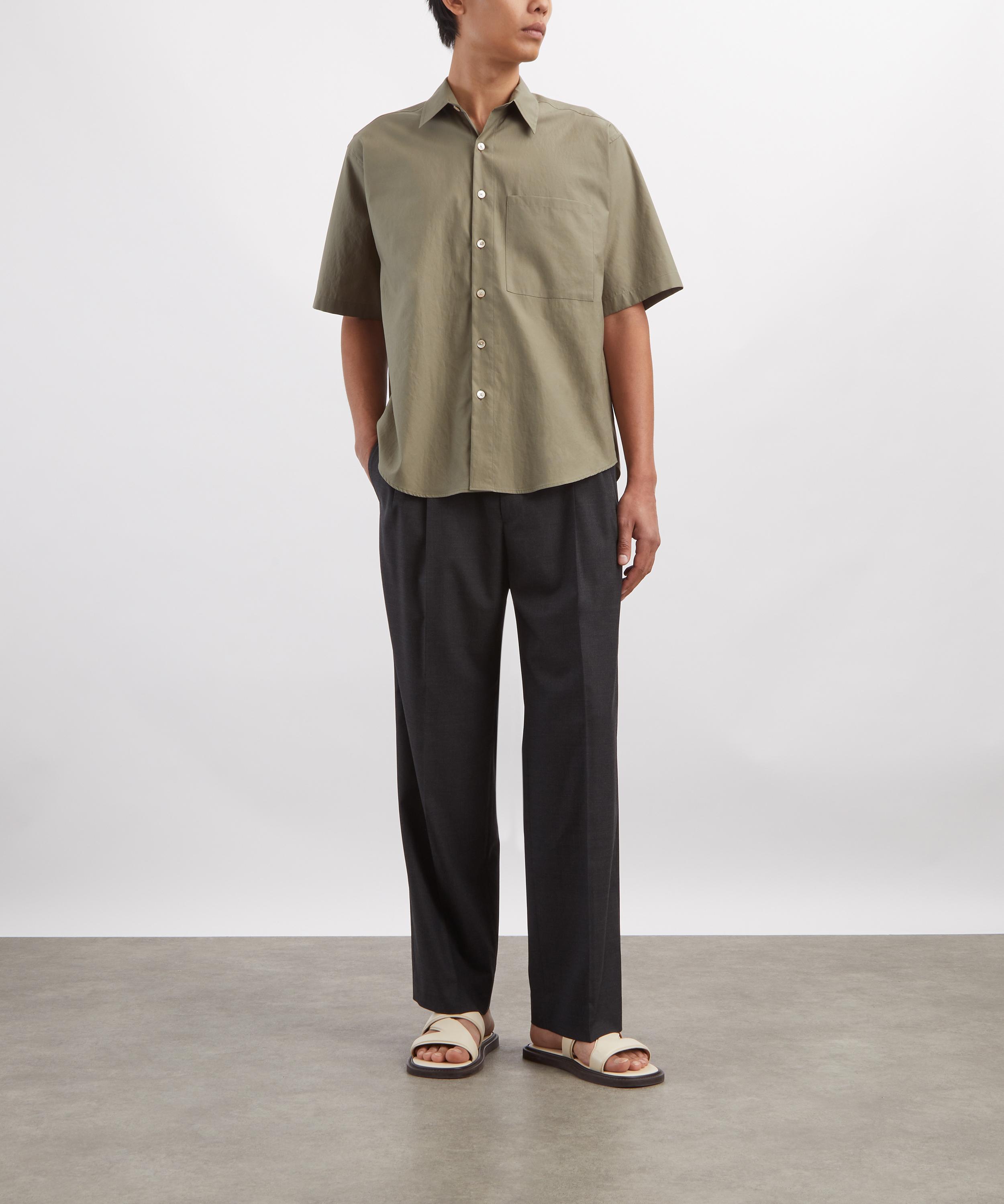 Auralee - Ultra-Fine Tropical Wool Two-Tuck Slack Trousers image number 1