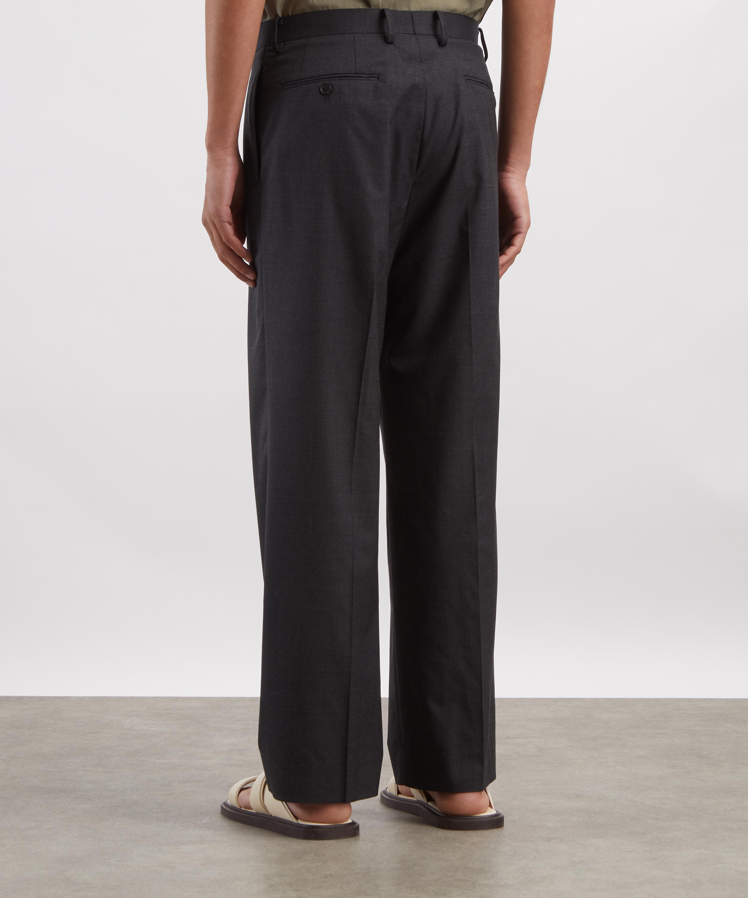 Auralee - Ultra-Fine Tropical Wool Two-Tuck Slack Trousers image number 3