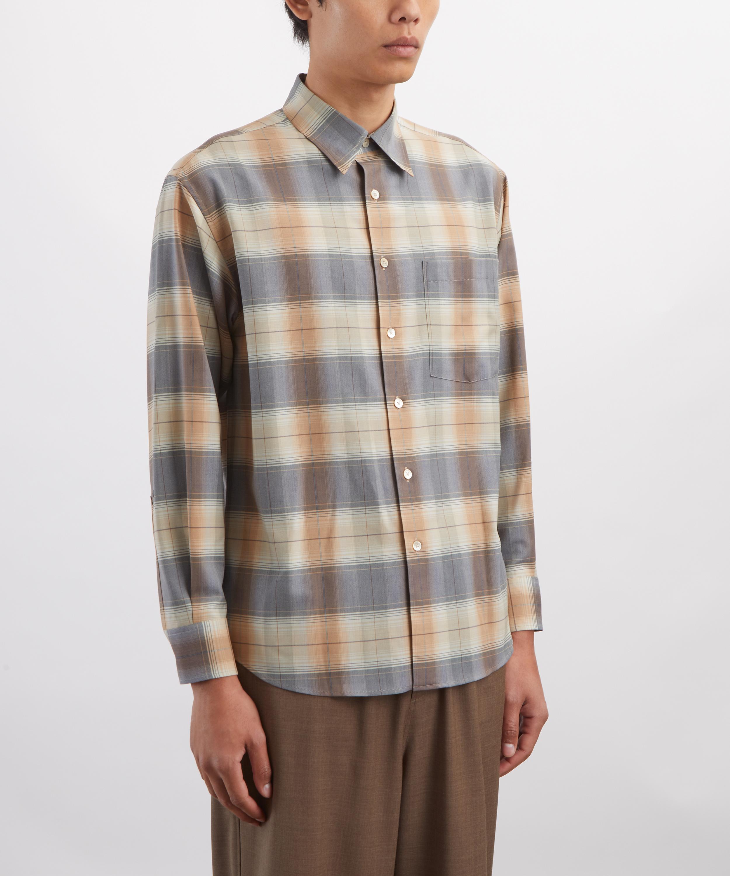 Auralee - Super Light Wool Check Shirt image number 2