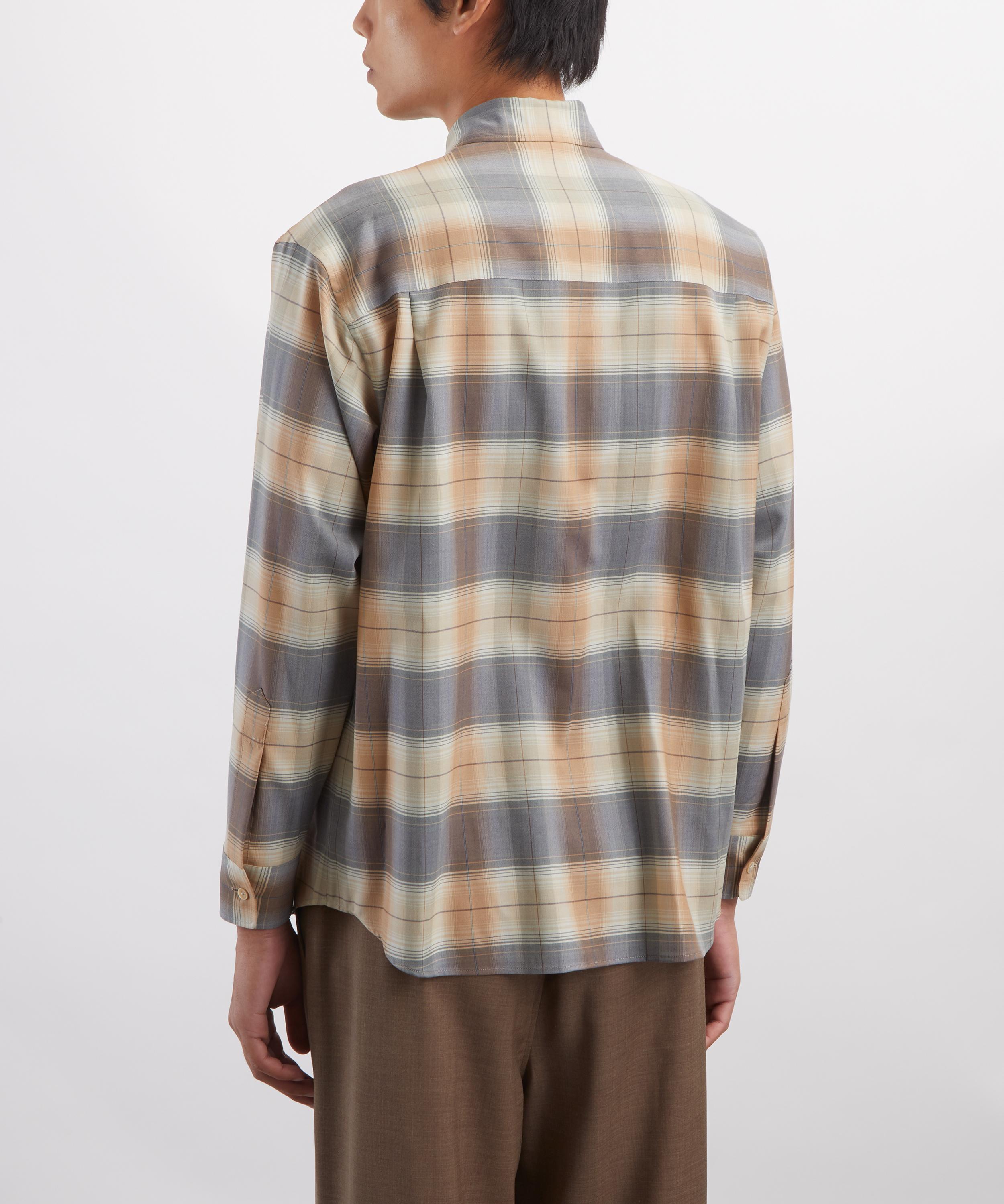 Auralee - Super Light Wool Check Shirt image number 3