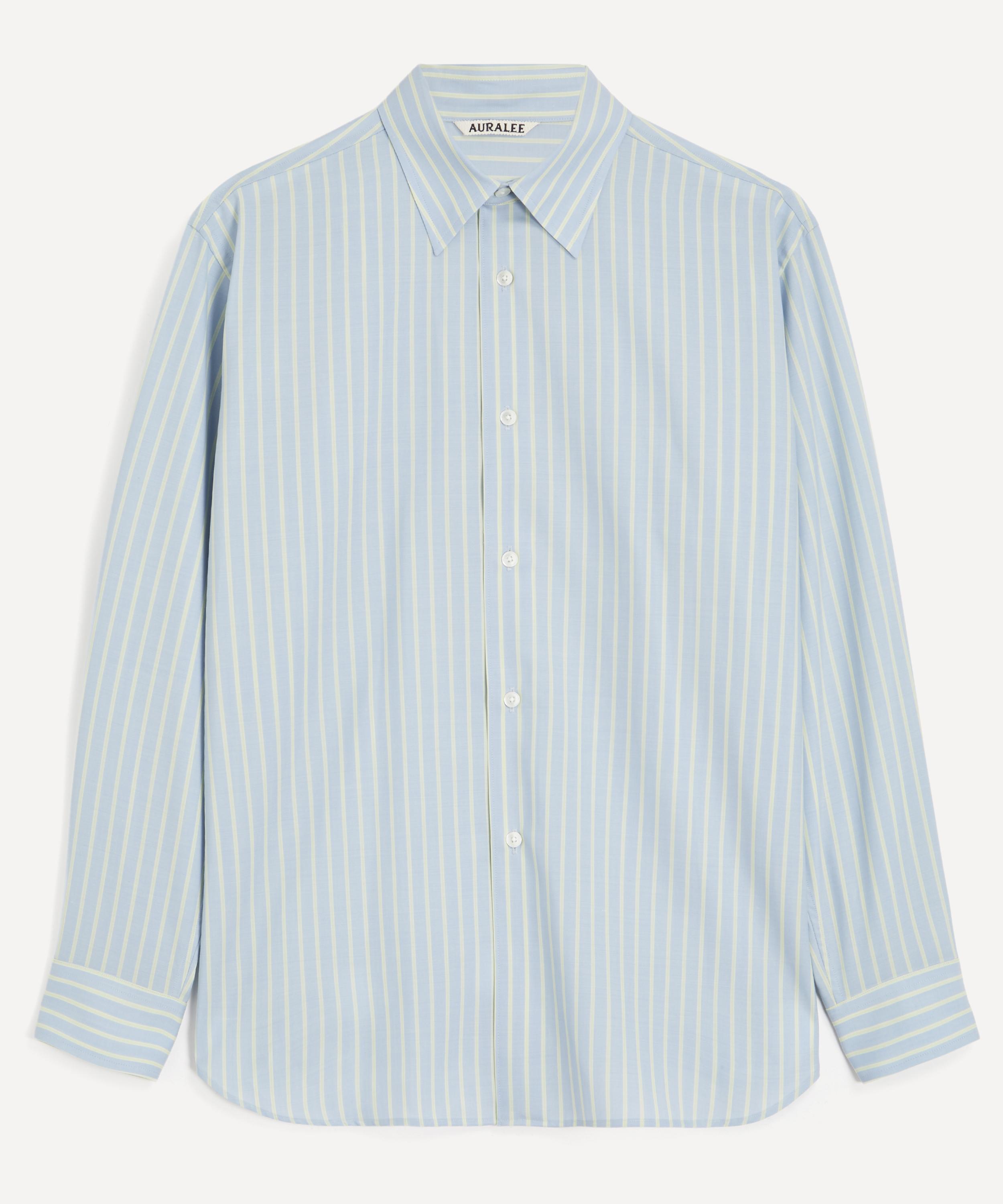 Auralee - Super Fine Wool Stripe Shirt