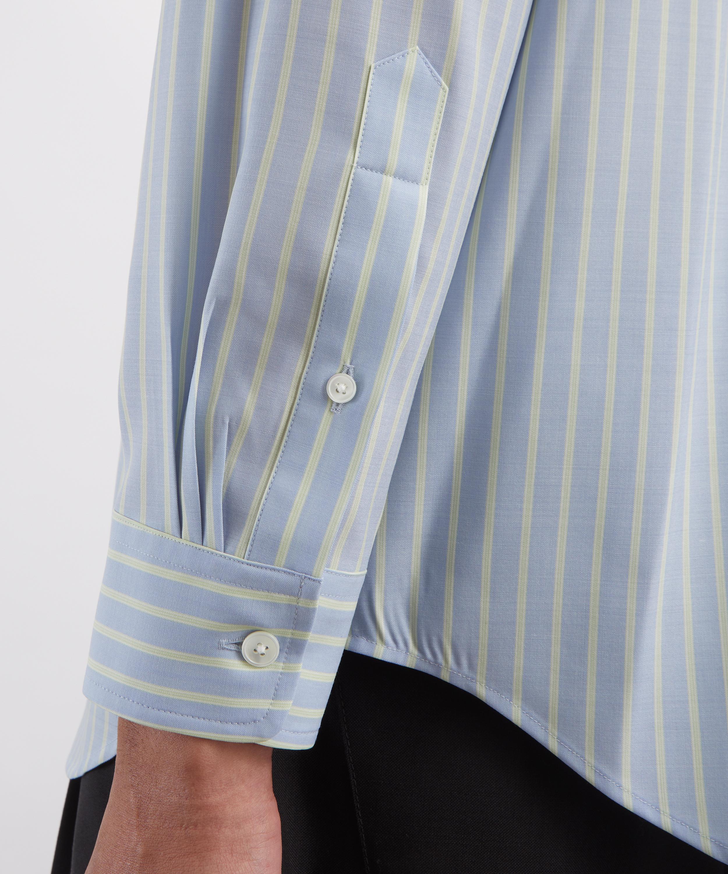 Auralee - Super Fine Wool Stripe Shirt image number 4