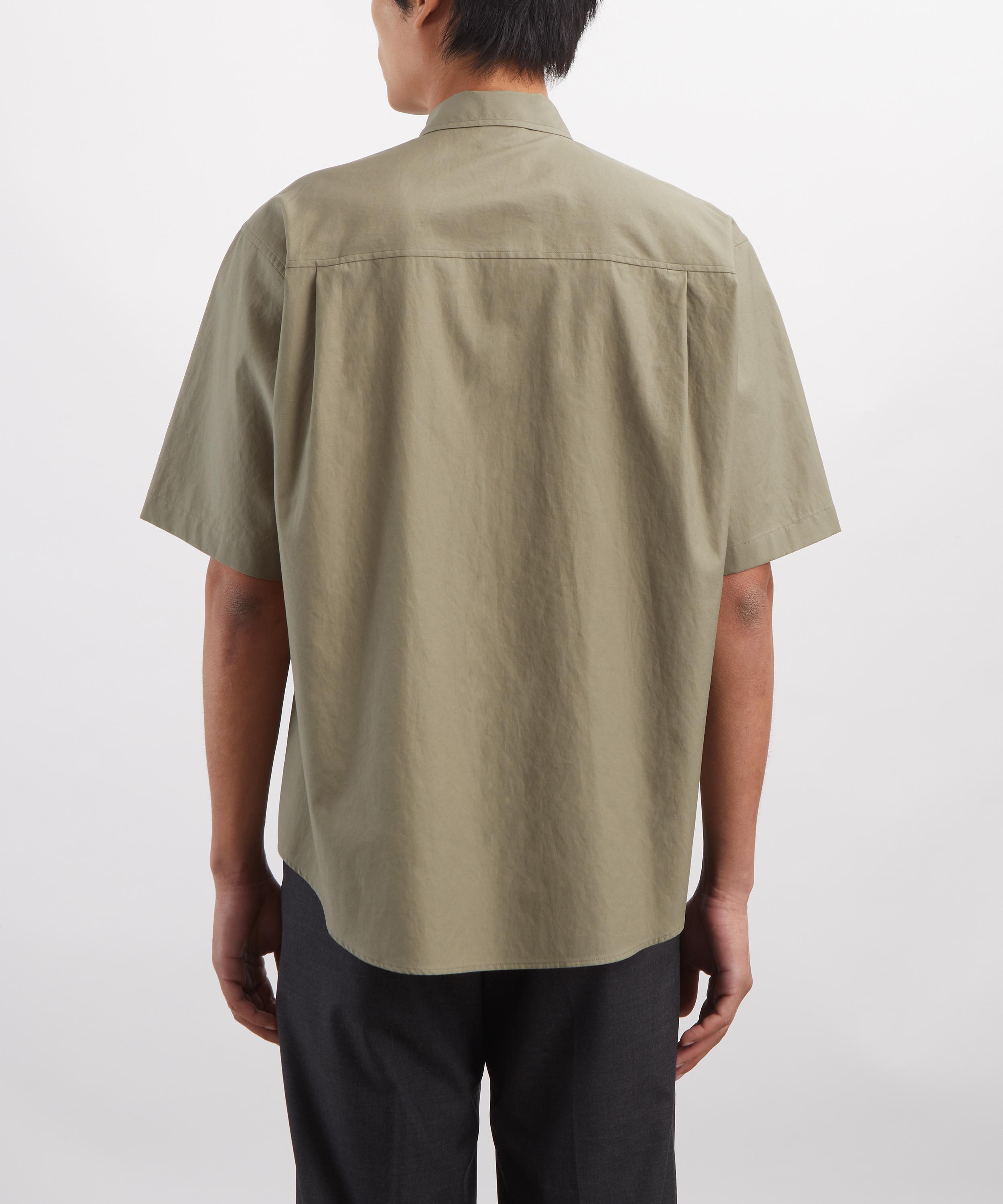 Auralee - Washed Finx Twill Big Half-Sleeved Shirt image number 3