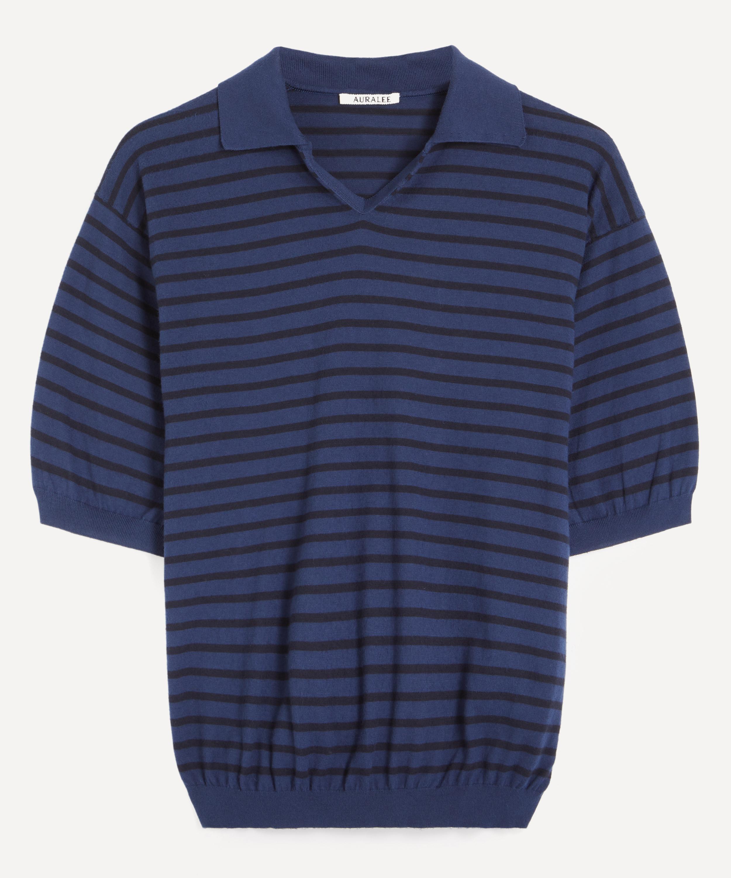 Auralee - High Gauge Cotton Knit Skipper Polo