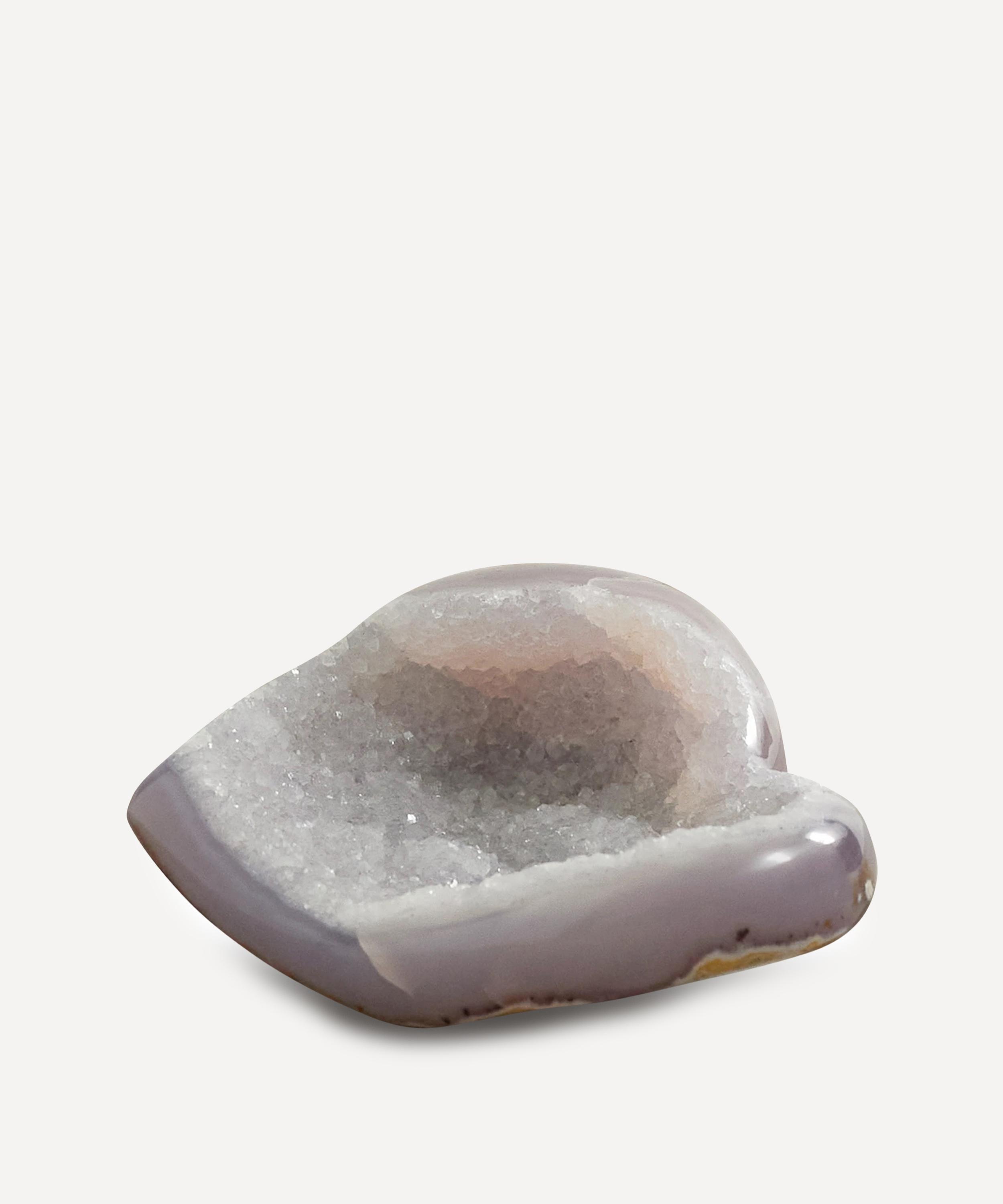 JIA JIA - Agate Druzy Large Heart
