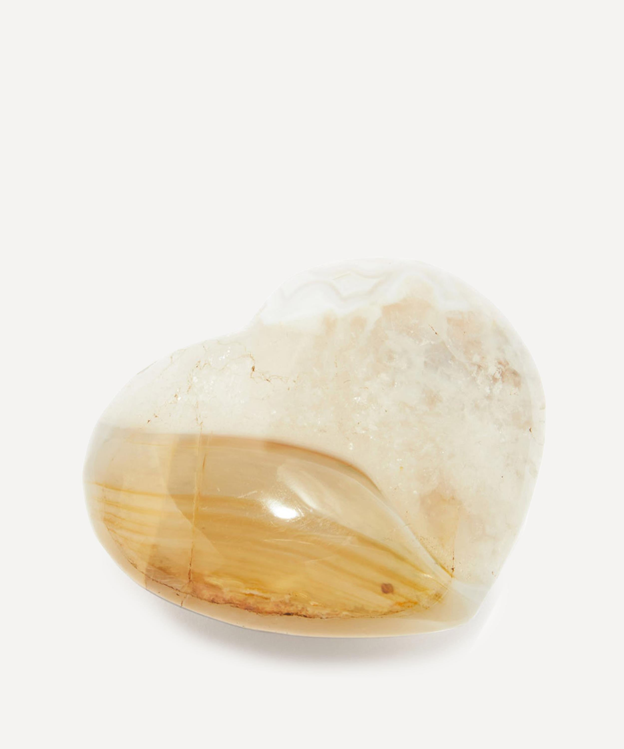 JIA JIA - Agate Druzy Medium Heart