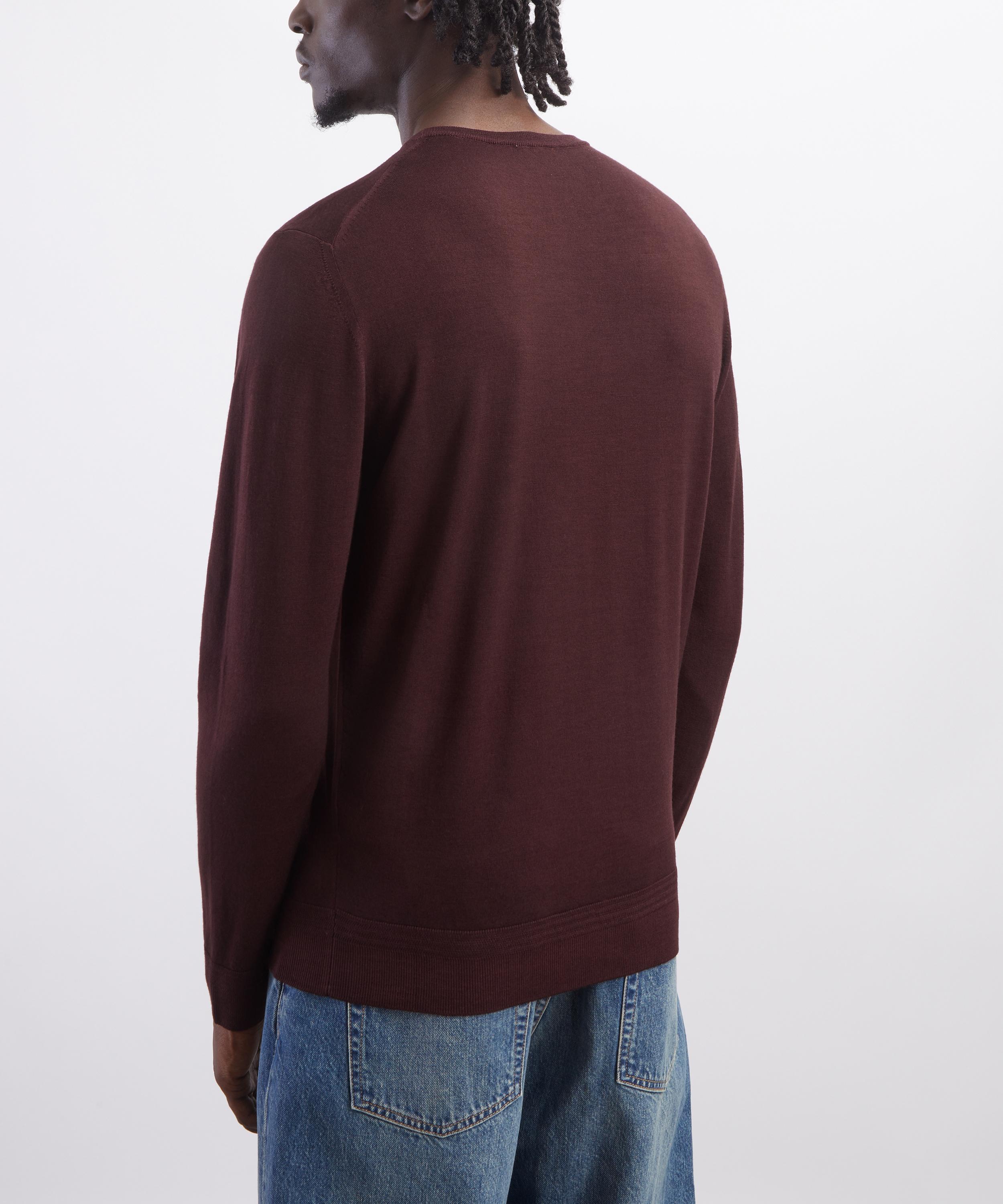 Barena - Merlot Ato Merino Wool Jumper image number 3