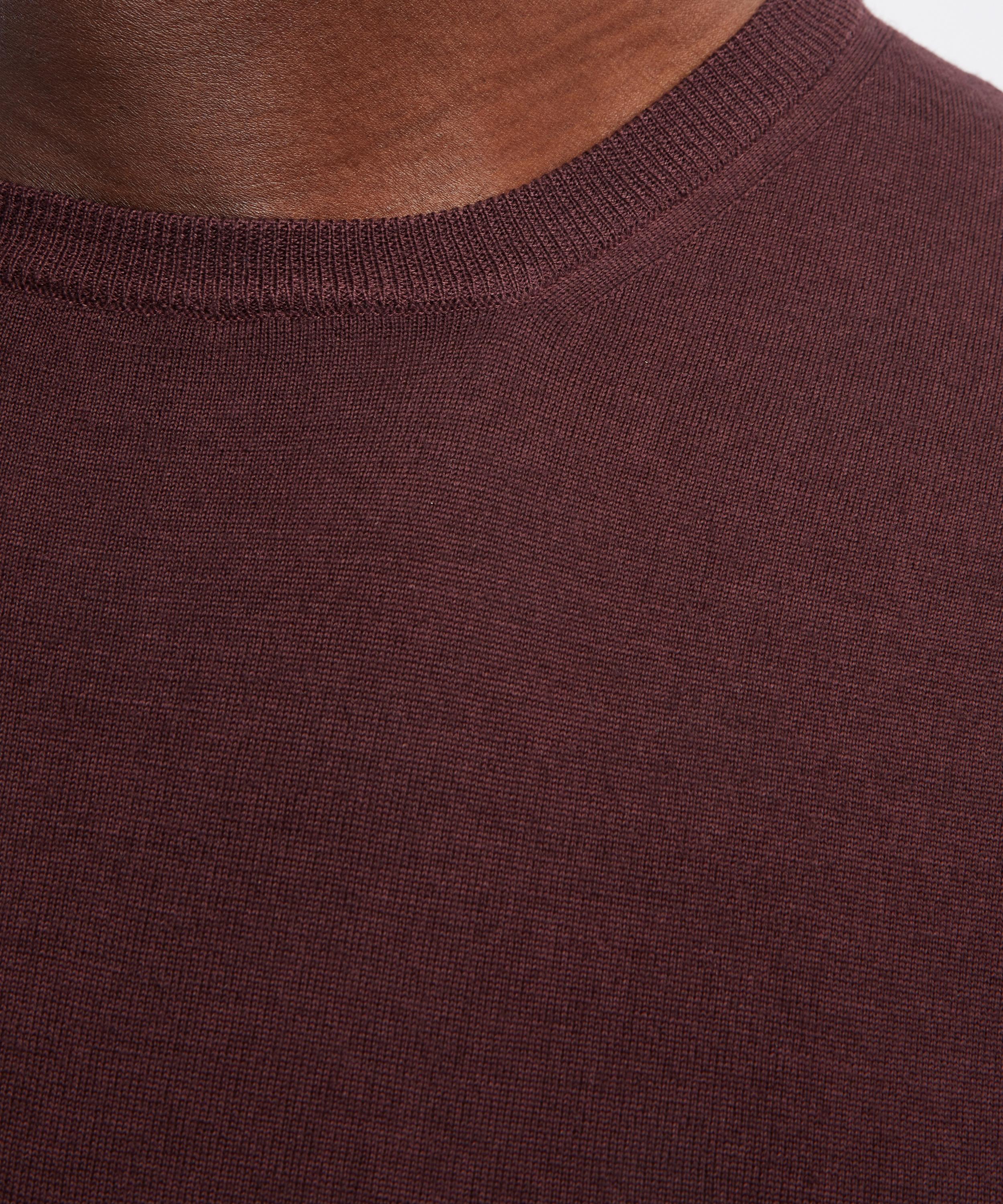 Barena - Merlot Ato Merino Wool Jumper image number 4