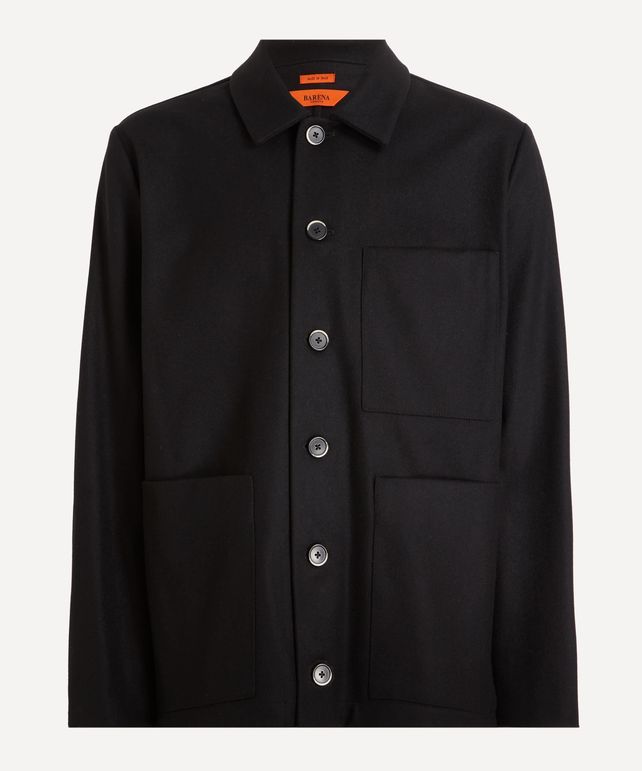Barena - Stae Black Wool Overshirt