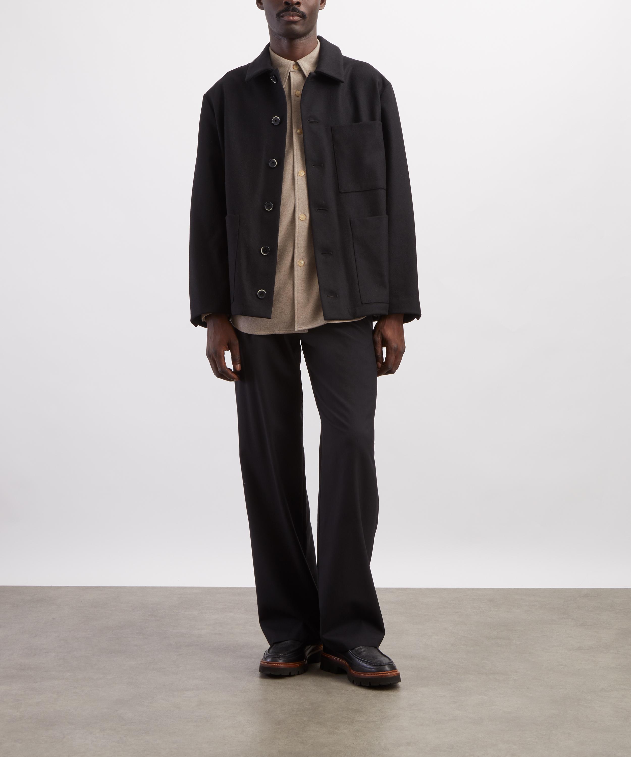 Barena - Stae Black Wool Overshirt image number 1