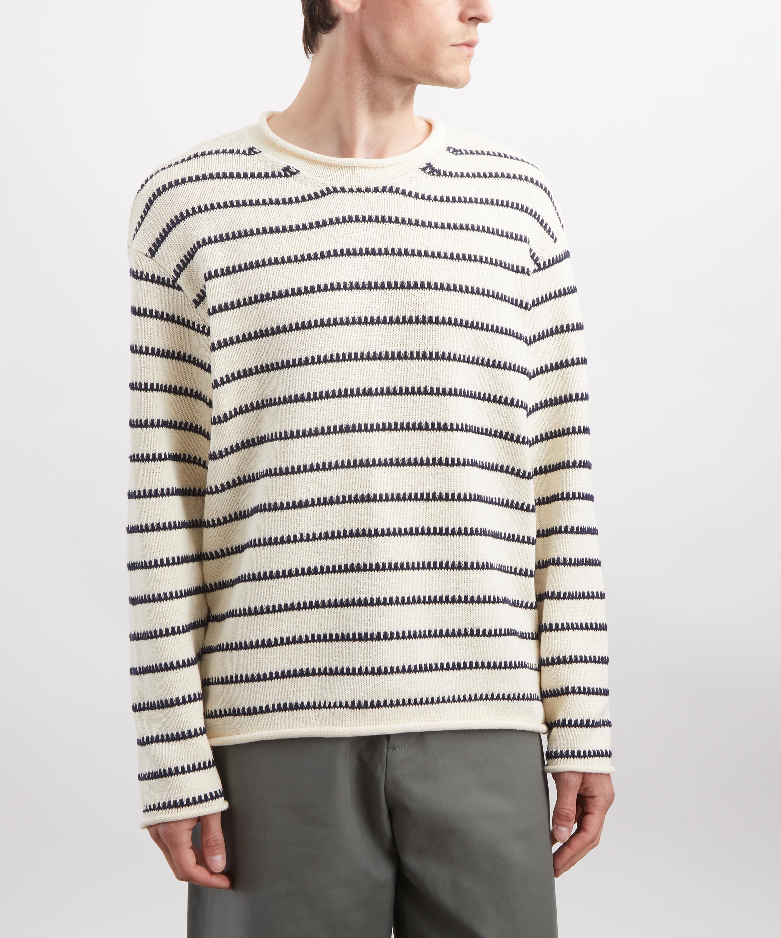 Folk - Slouch Crew Striped Jumper image number 2