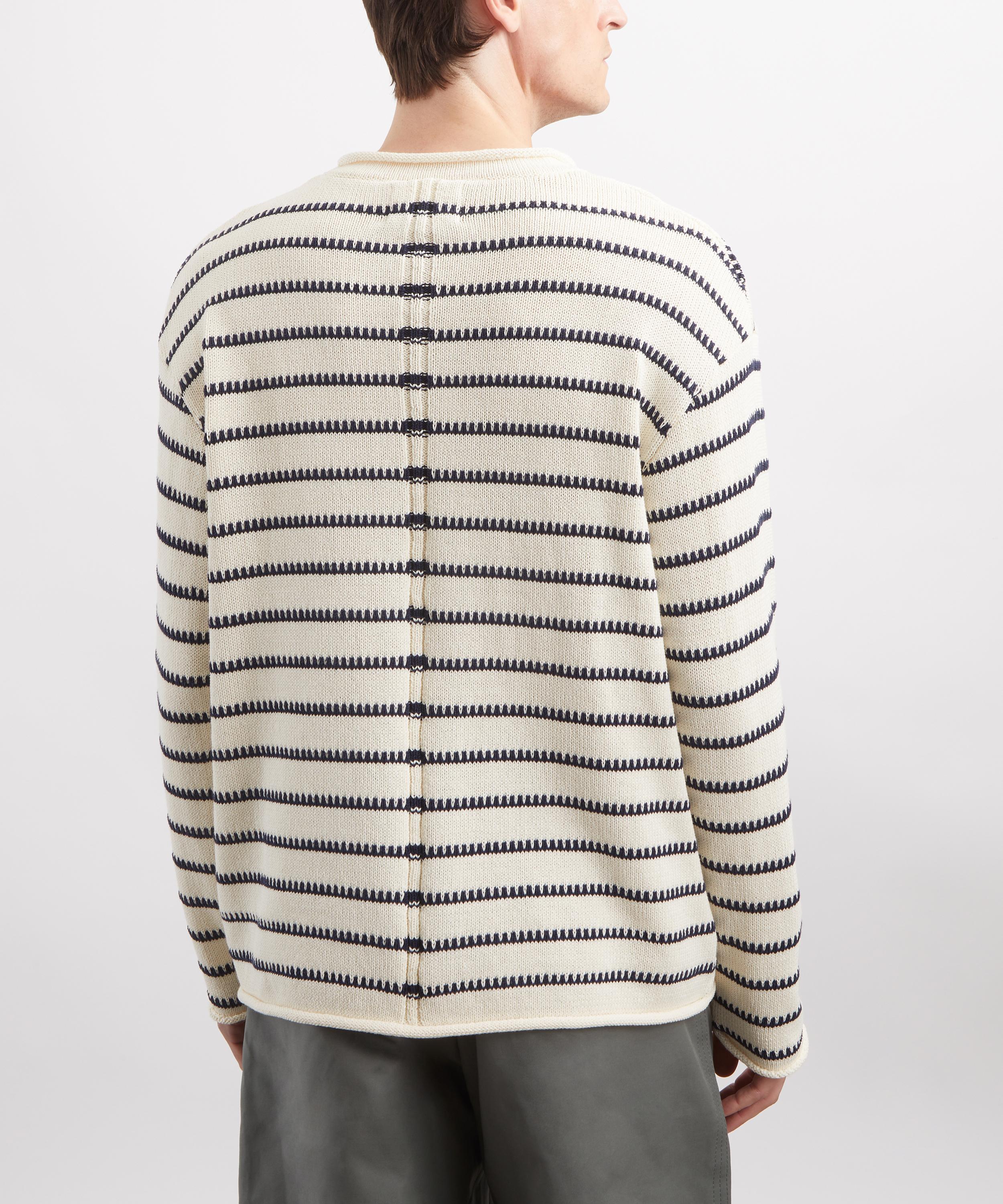 Folk - Slouch Crew Striped Jumper image number 3