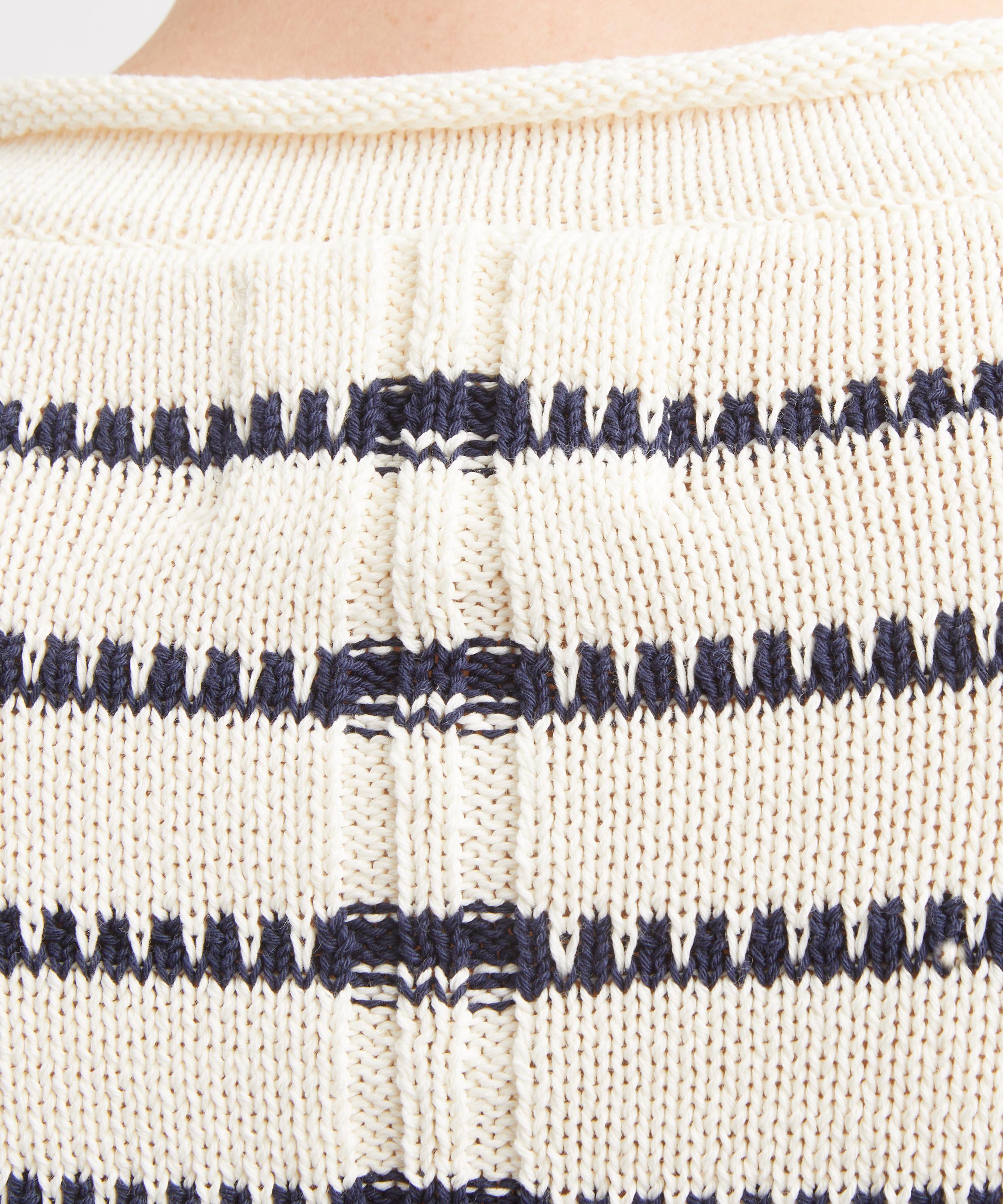 Folk - Slouch Crew Striped Jumper image number 4